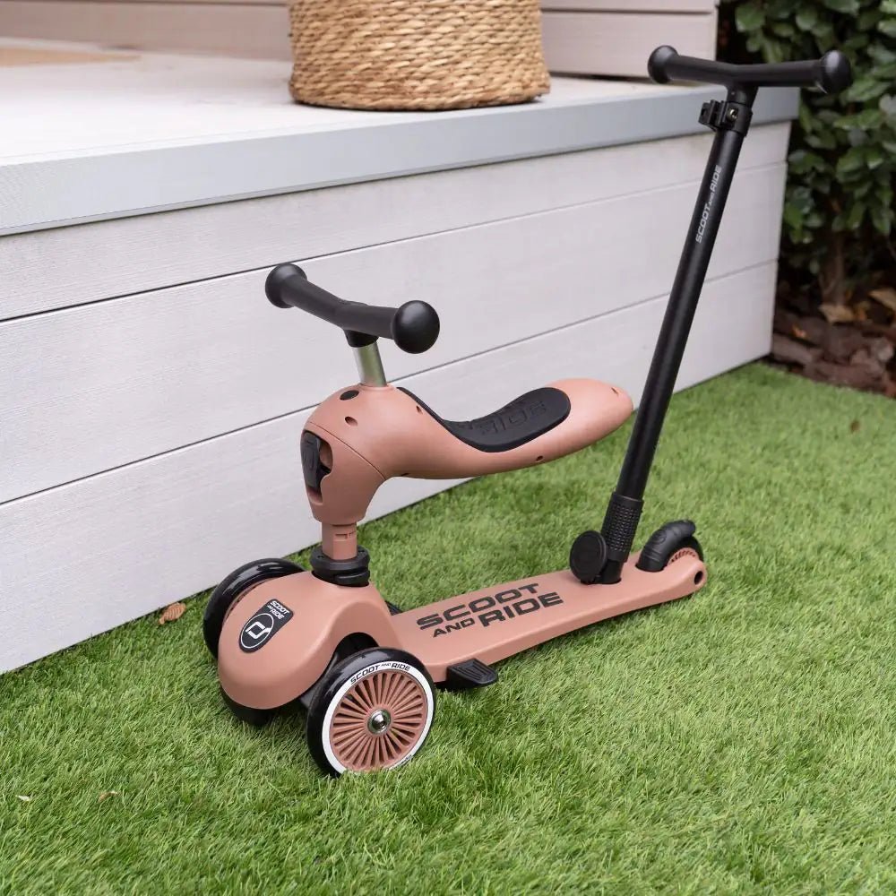 SCOOT & RIDE Highwaykick 1 push & go (optional mit Lenkertasche) - wunderwunsch