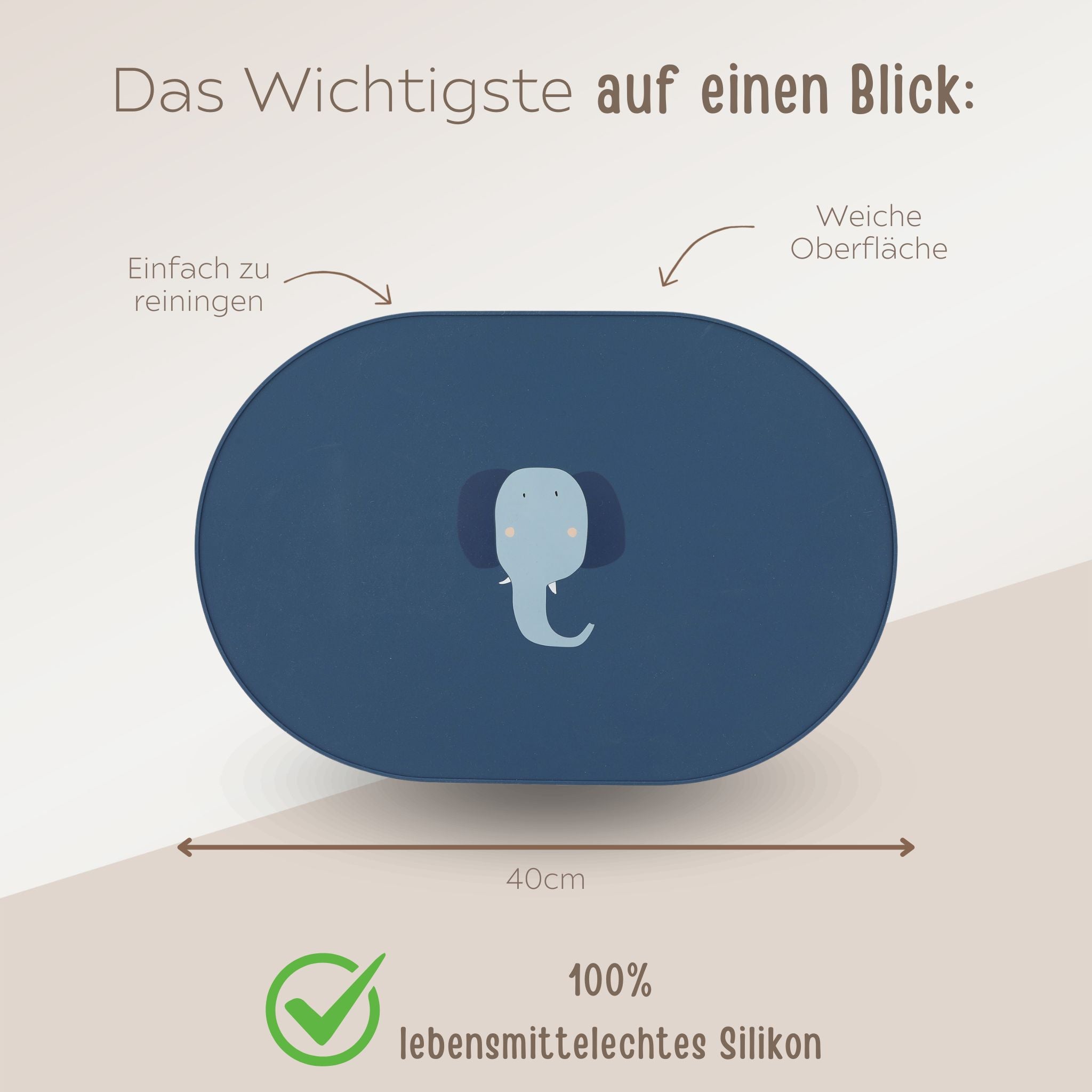 Silikon Essgeschirr Set 7 - teilig - Tier - wunderwunsch