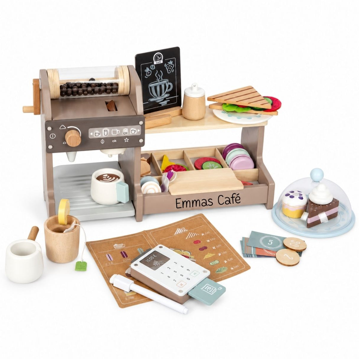 SMALL FOOT Barista Café-Set personalisiert - wunderwunsch