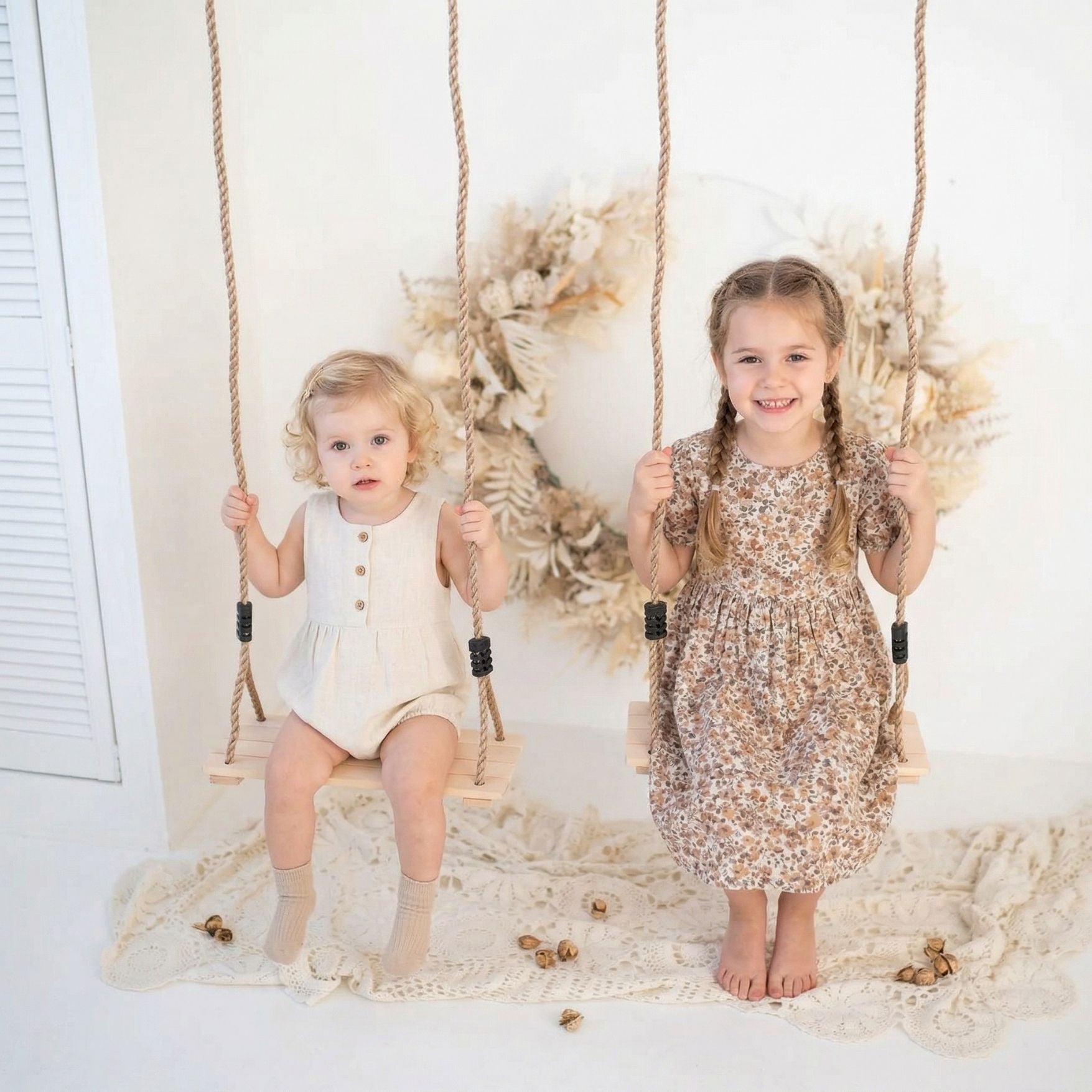 SMALL FOOT Brettschaukel für Kinder personalisierbar - wunderwunsch