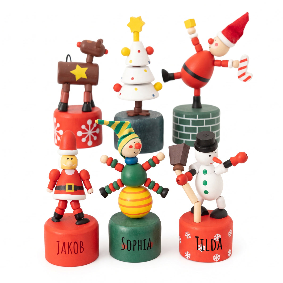 SMALL FOOT Drückerfiguren - Weihnachten