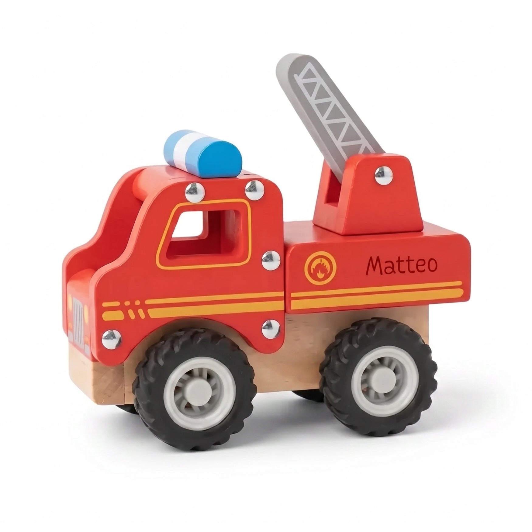 SMALL FOOT Feuerwehrauto personalisierbar - wunderwunsch