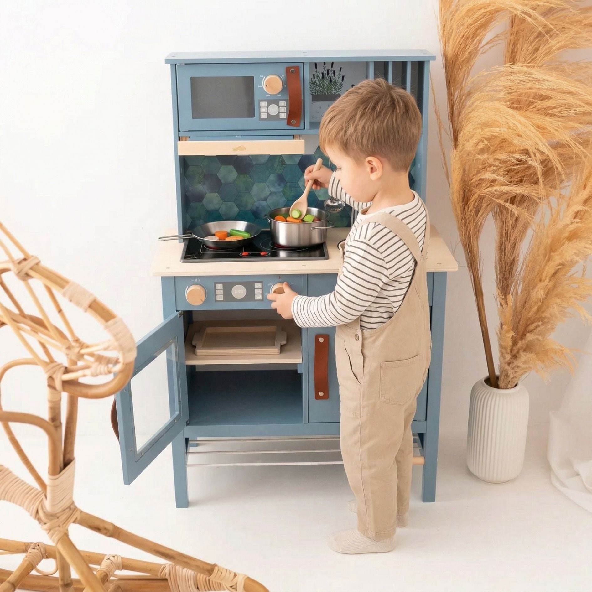 SMALL FOOT Kinderküche Holz "Tasty" personalisierbar - wunderwunsch