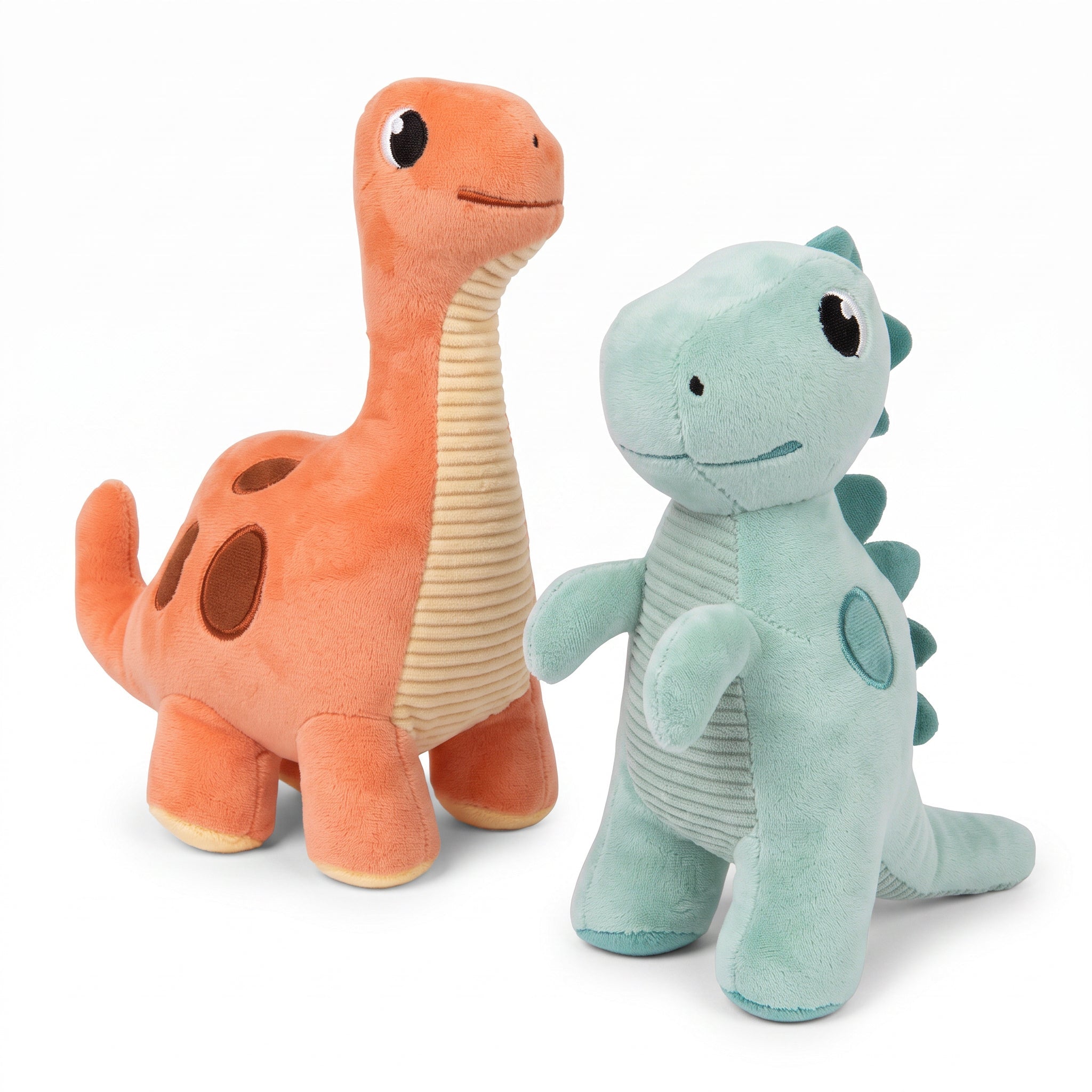 SMALL FOOT Kuscheltier Dino personalisiert - grün und rot - wunderwunsch