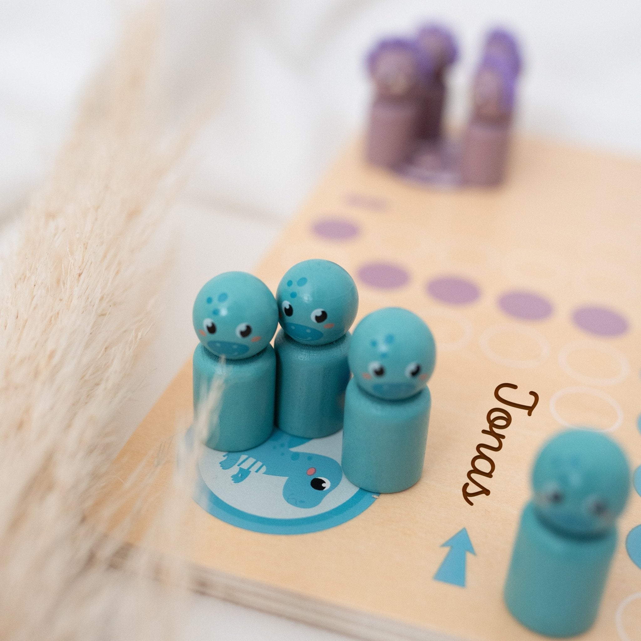 SMALL FOOT Ludo Spiel "Dino" personalisiert - wunderwunsch