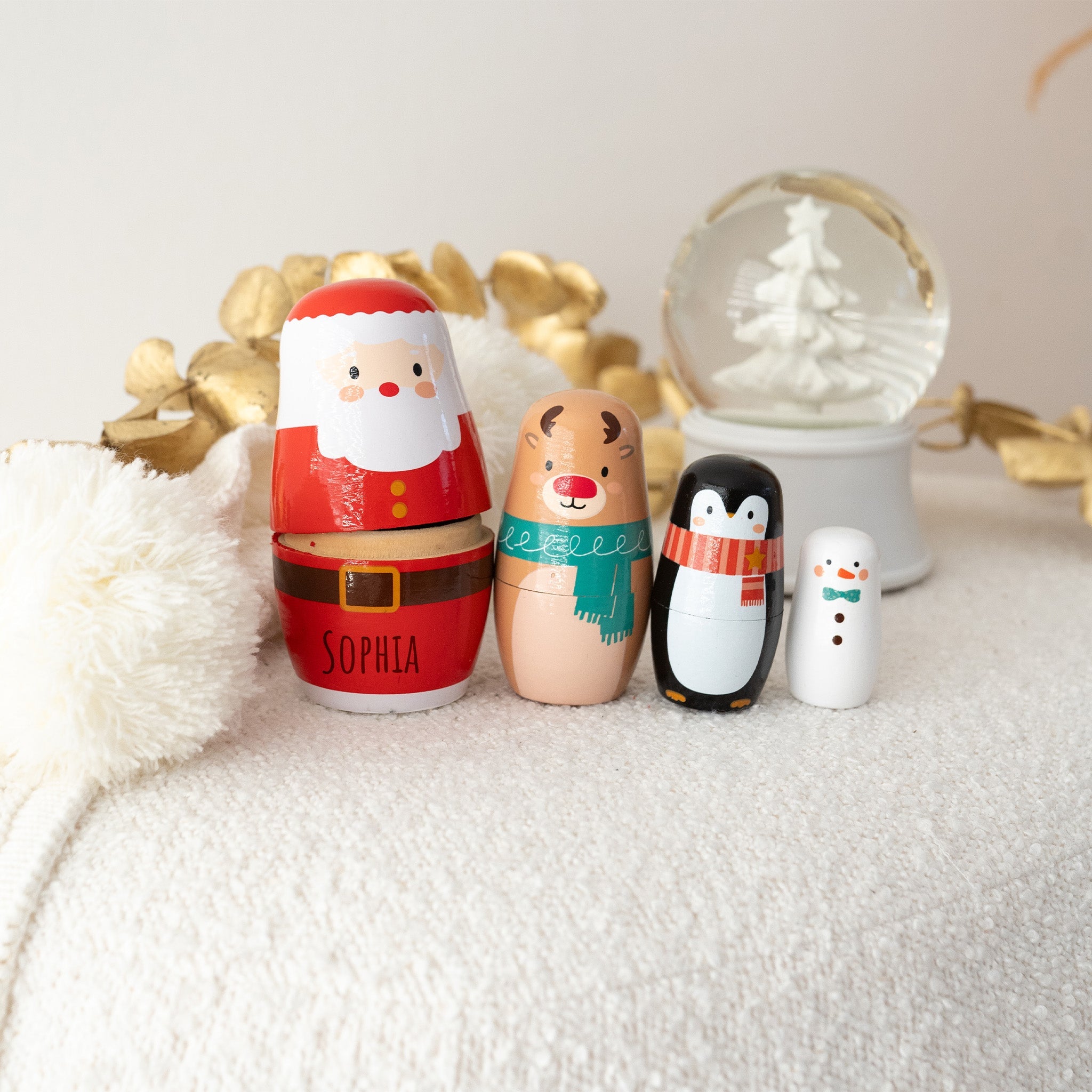 SMALL FOOT Matrjoschka Weihnachten - wunderwunsch