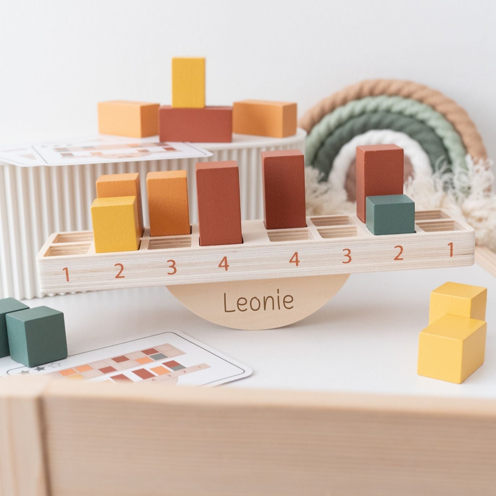 SMALL FOOT Montessori Balancierspiel personalisierbar - wunderwunsch