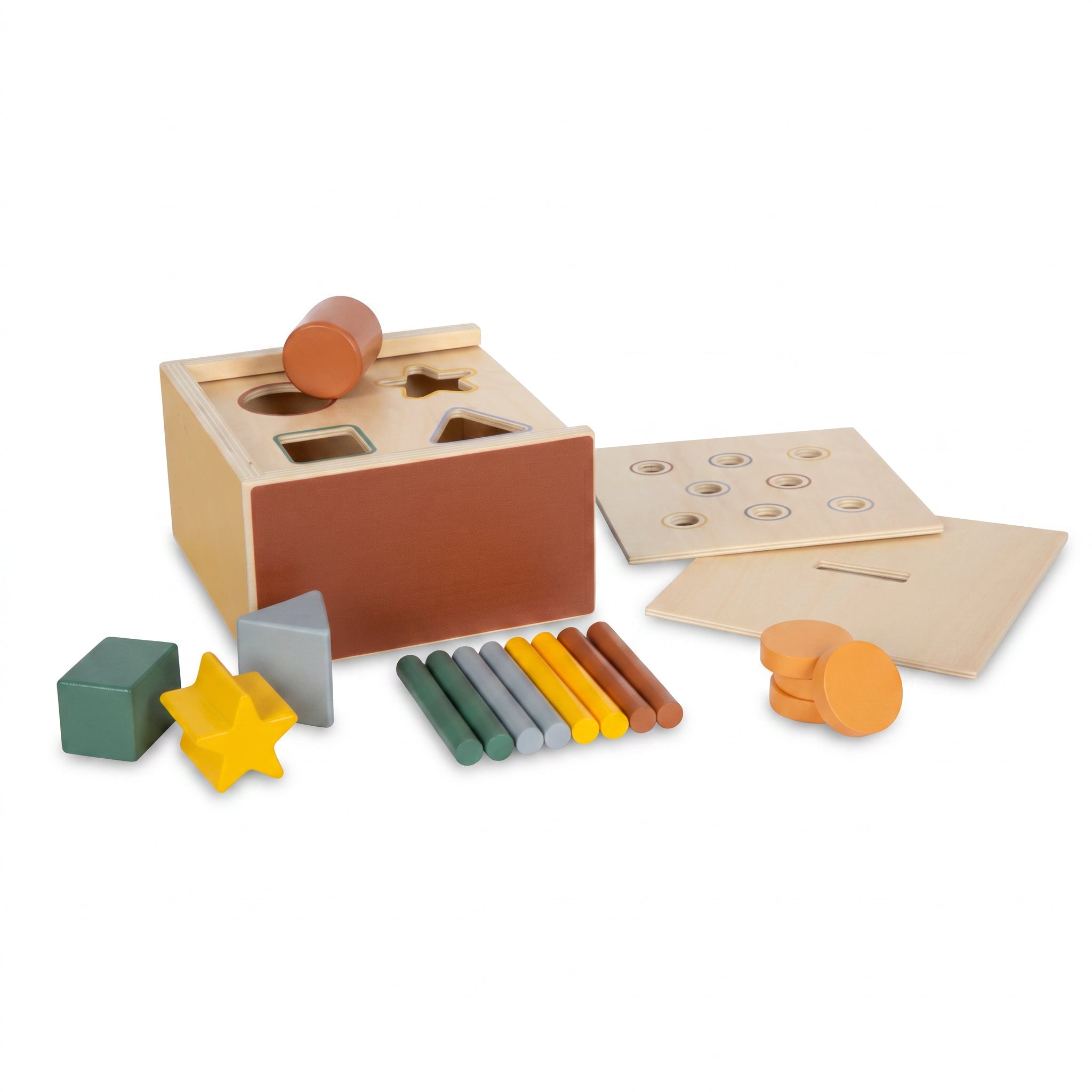 SMALL FOOT Montessori Steckpiel personalisierbar - wunderwunsch