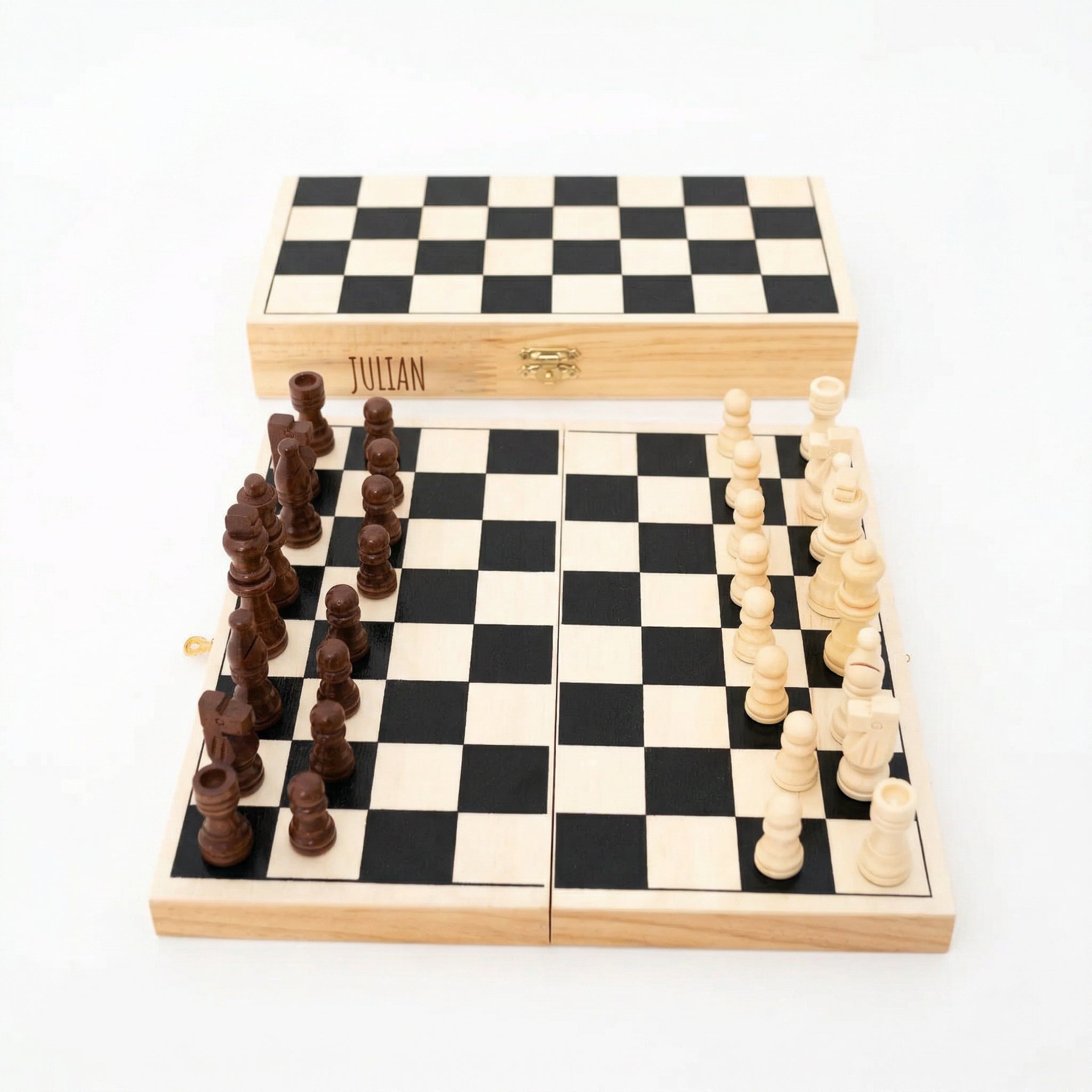SMALL FOOT Schach Spiel "Standard" personalisierbar - wunderwunsch