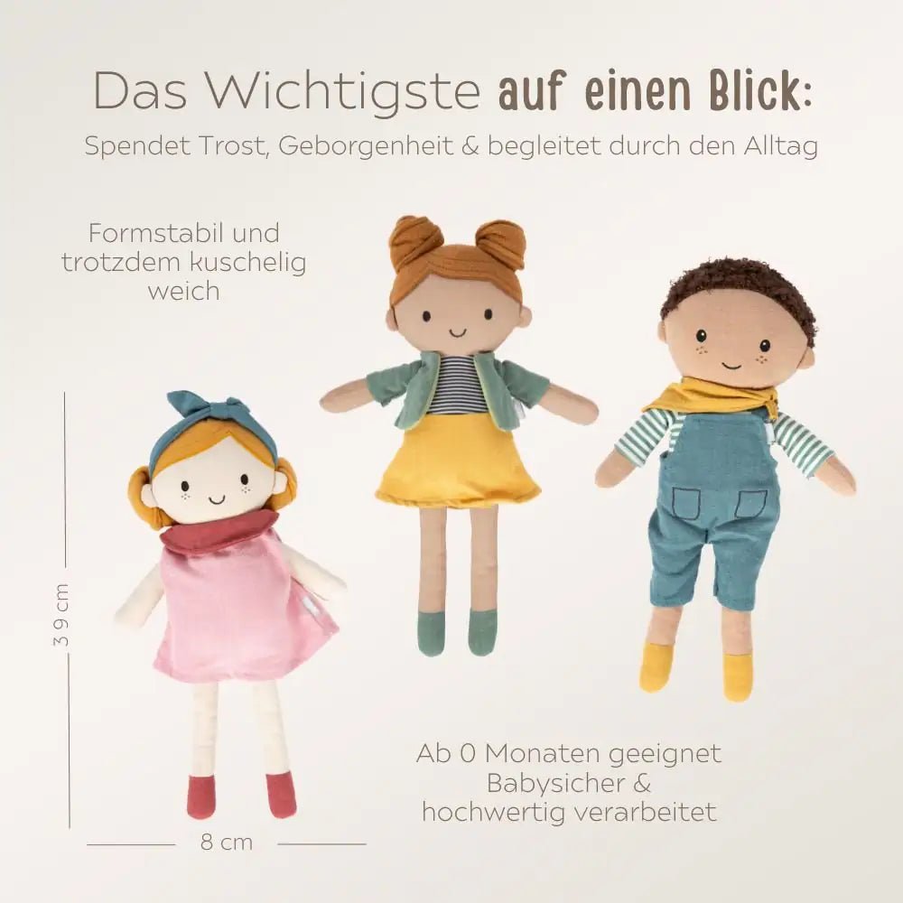 SMALL FOOT Stoffpuppe personalisierbar - wunderwunsch