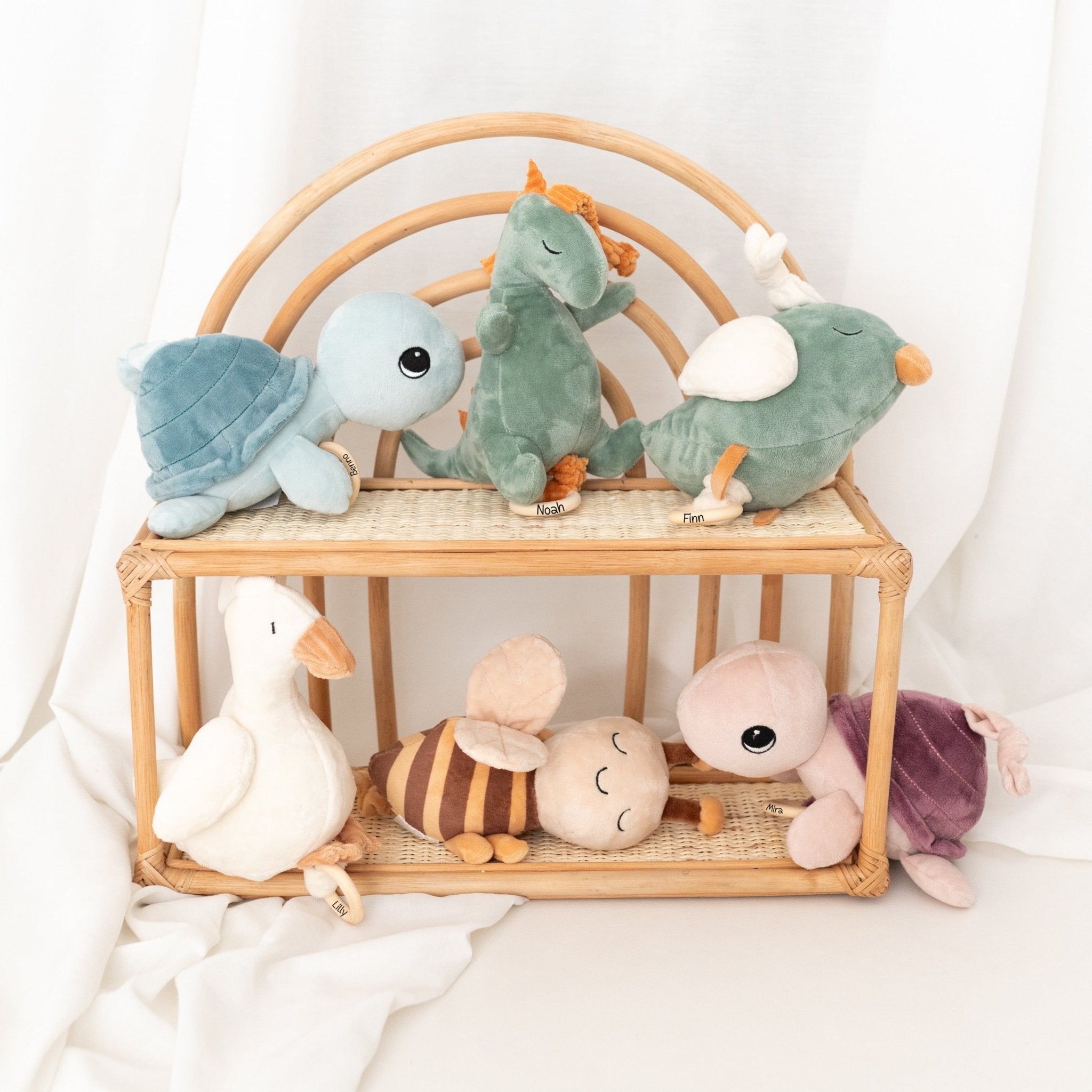 Spieluhr für Babys personalisiert - Tierfreunde - wunderwunsch