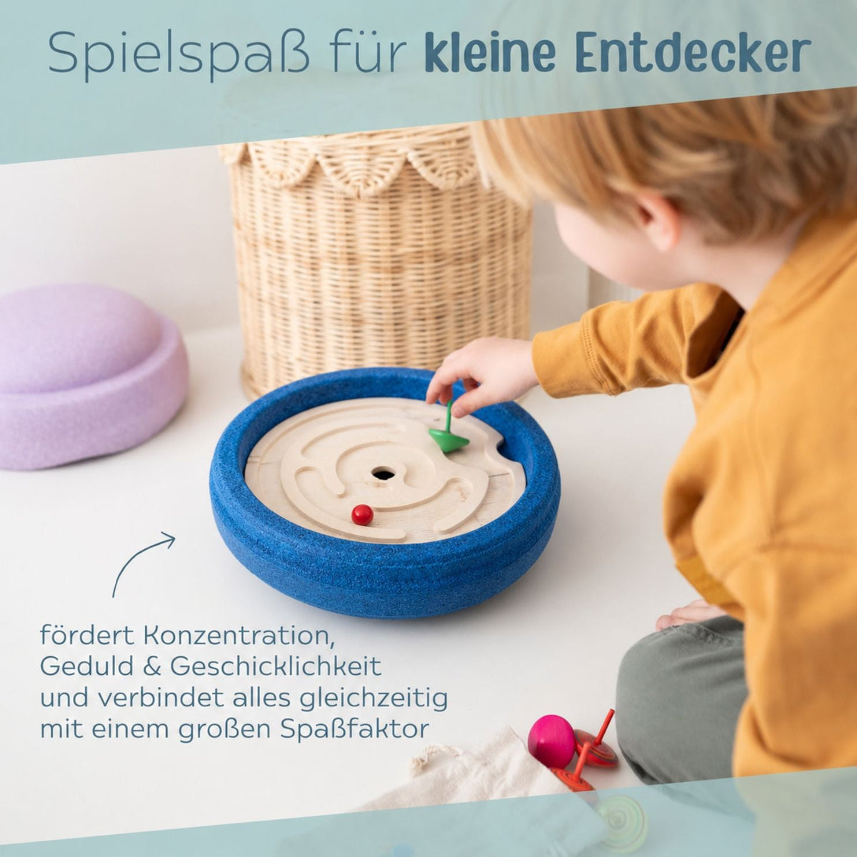 STAPELWELT 3er-Set Abenteuerplatten aus Holz - Labyrinth - wunderwunsch