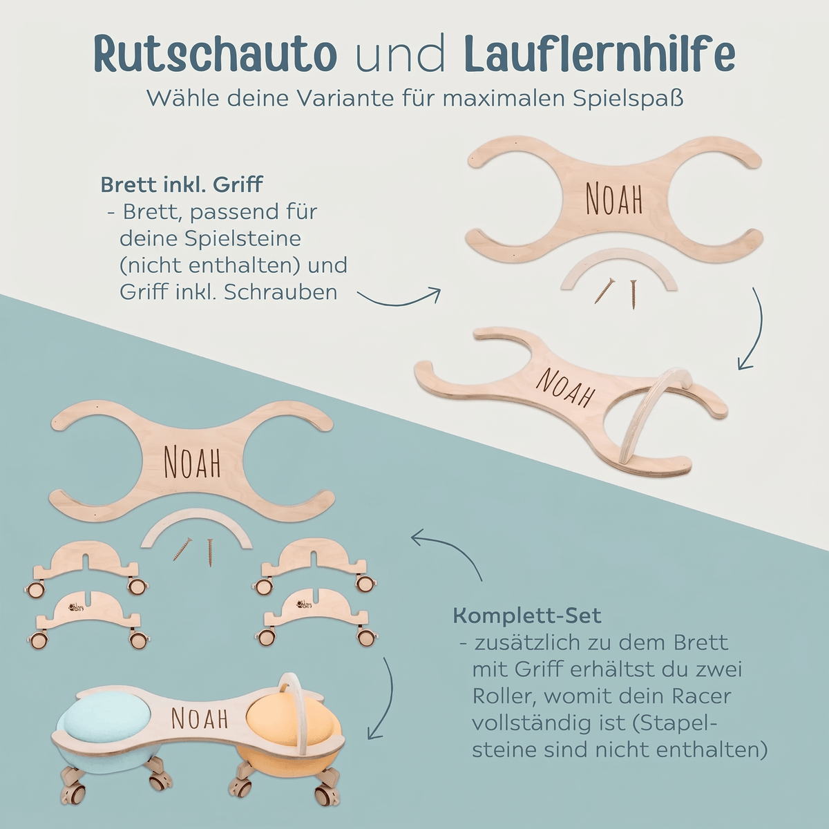 STAPELWELT Abenteuer Racer aus Holz - wunderwunsch