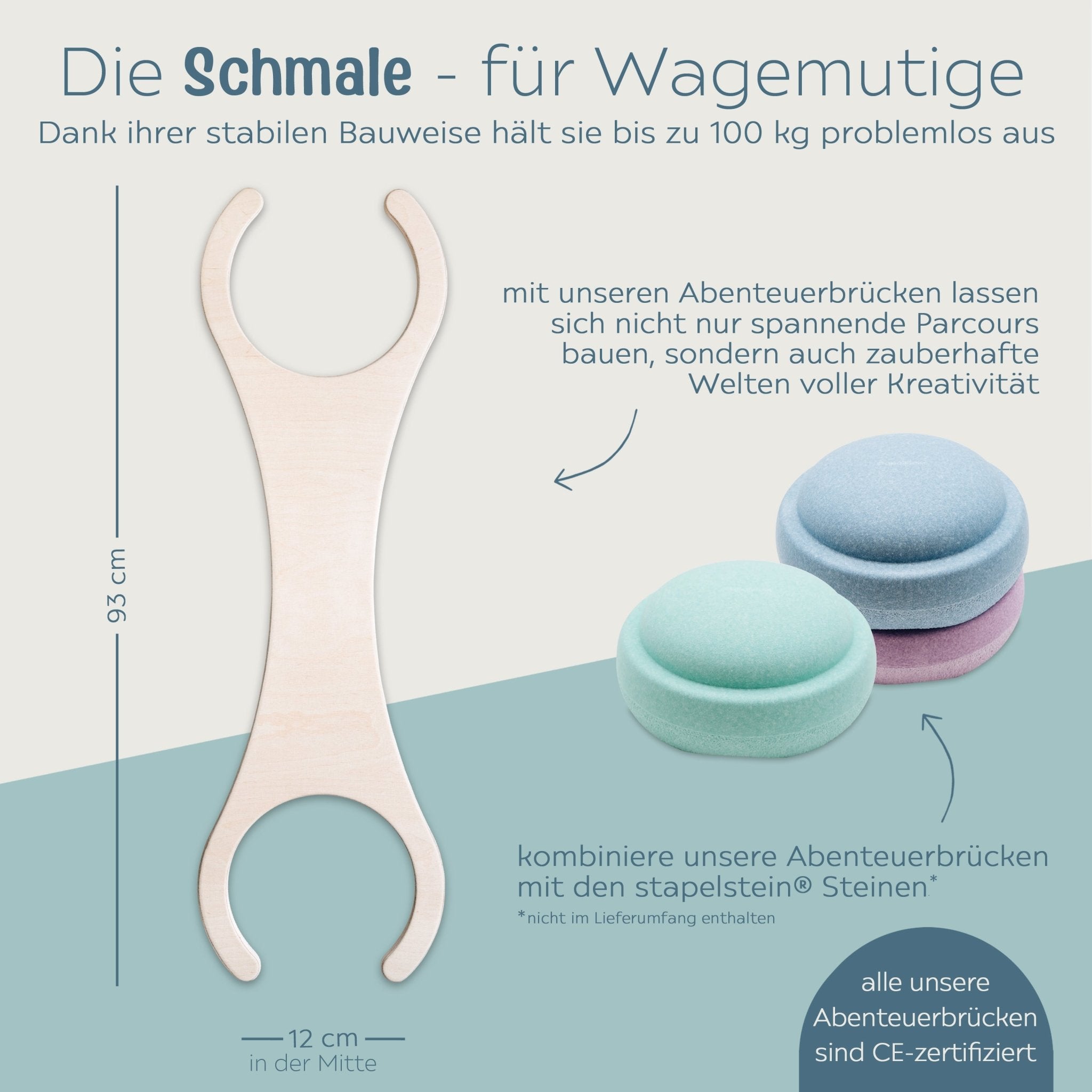 STAPELWELT Abenteuerbrücke für stapelstein® - wunderwunsch