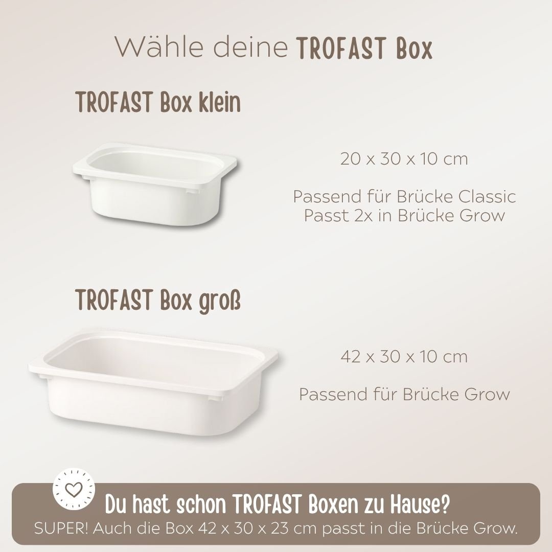 STAPELWELT Abenteuerbrücke mit Trofast - Einsatz für stapelstein® - wunderwunsch