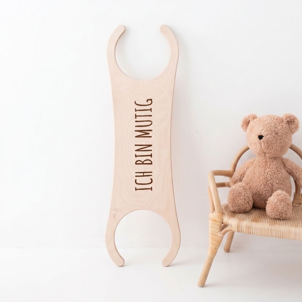 STAPELWELT Abenteuerbrücke aus Holz - Affirmationen - wunderwunsch