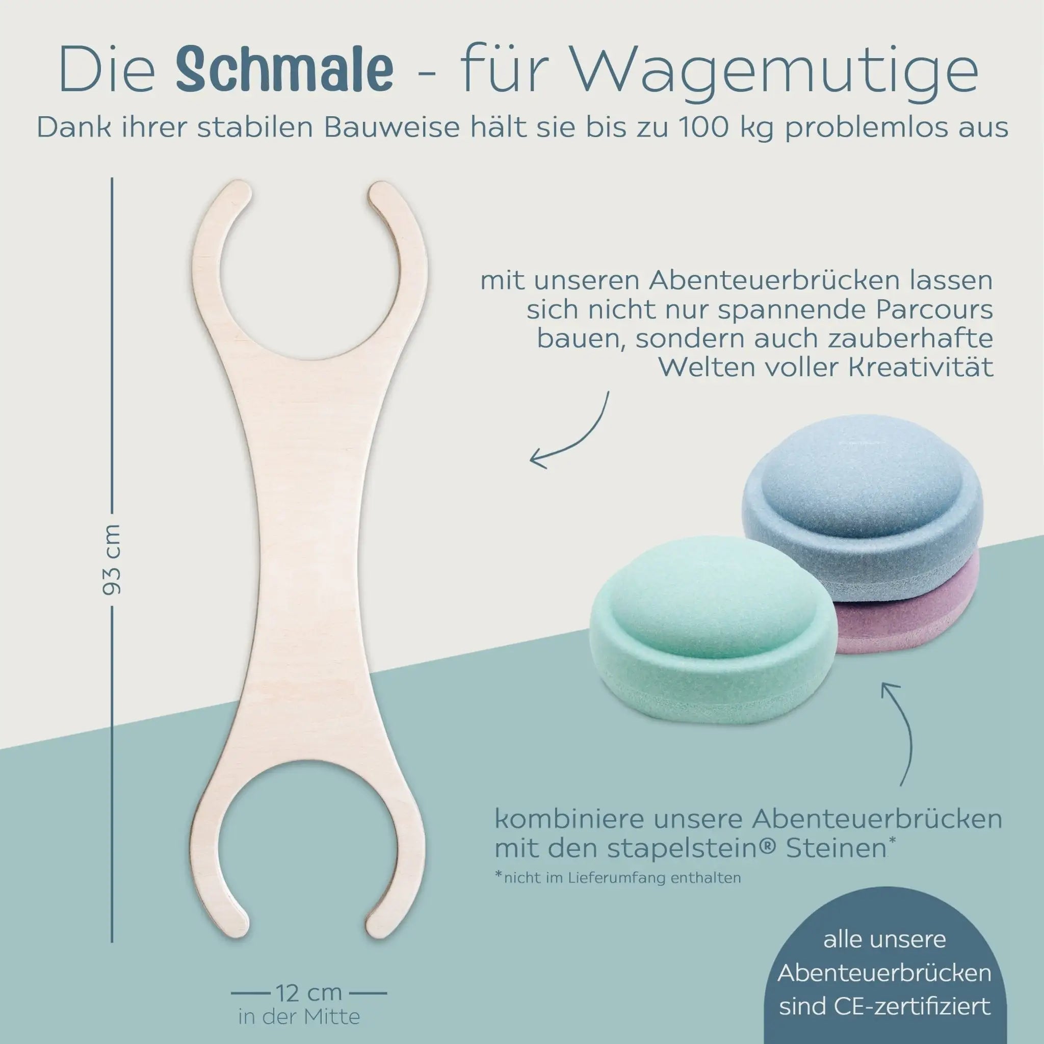 STAPELWELT Abenteuerbrücke für stapelstein® - wunderwunsch