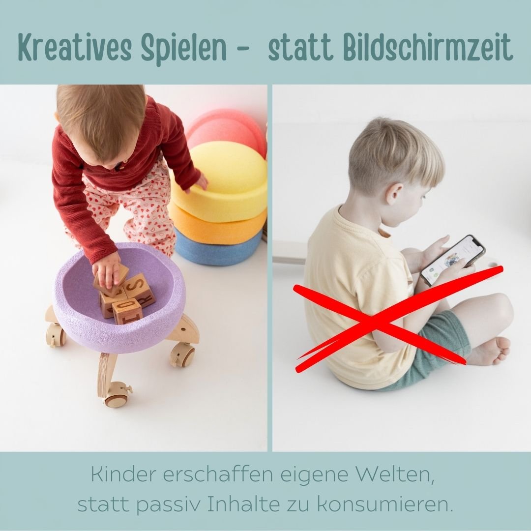 STAPELWELT Abenteuerroller 2.0 Rollhocker für stapelstein® - wunderwunsch