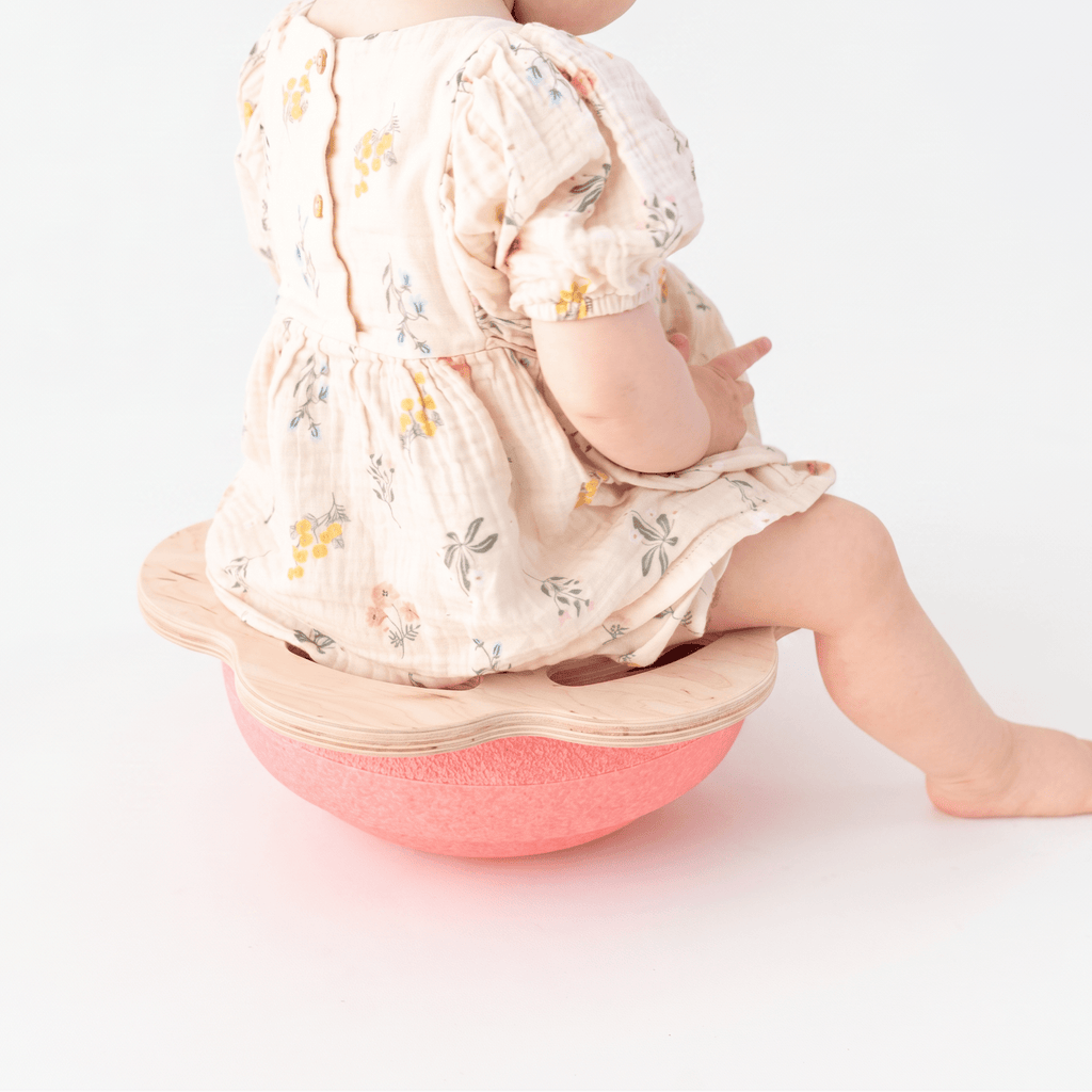 STAPELWELT Blumen-Hocker aus Holz
