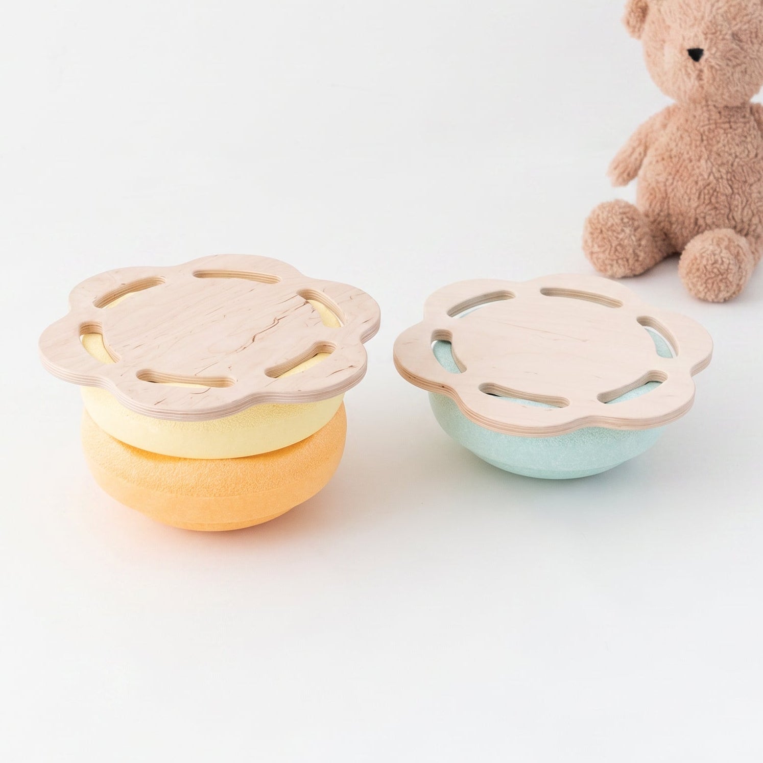 STAPELWELT Blumen-Hocker aus Holz - wunderwunsch