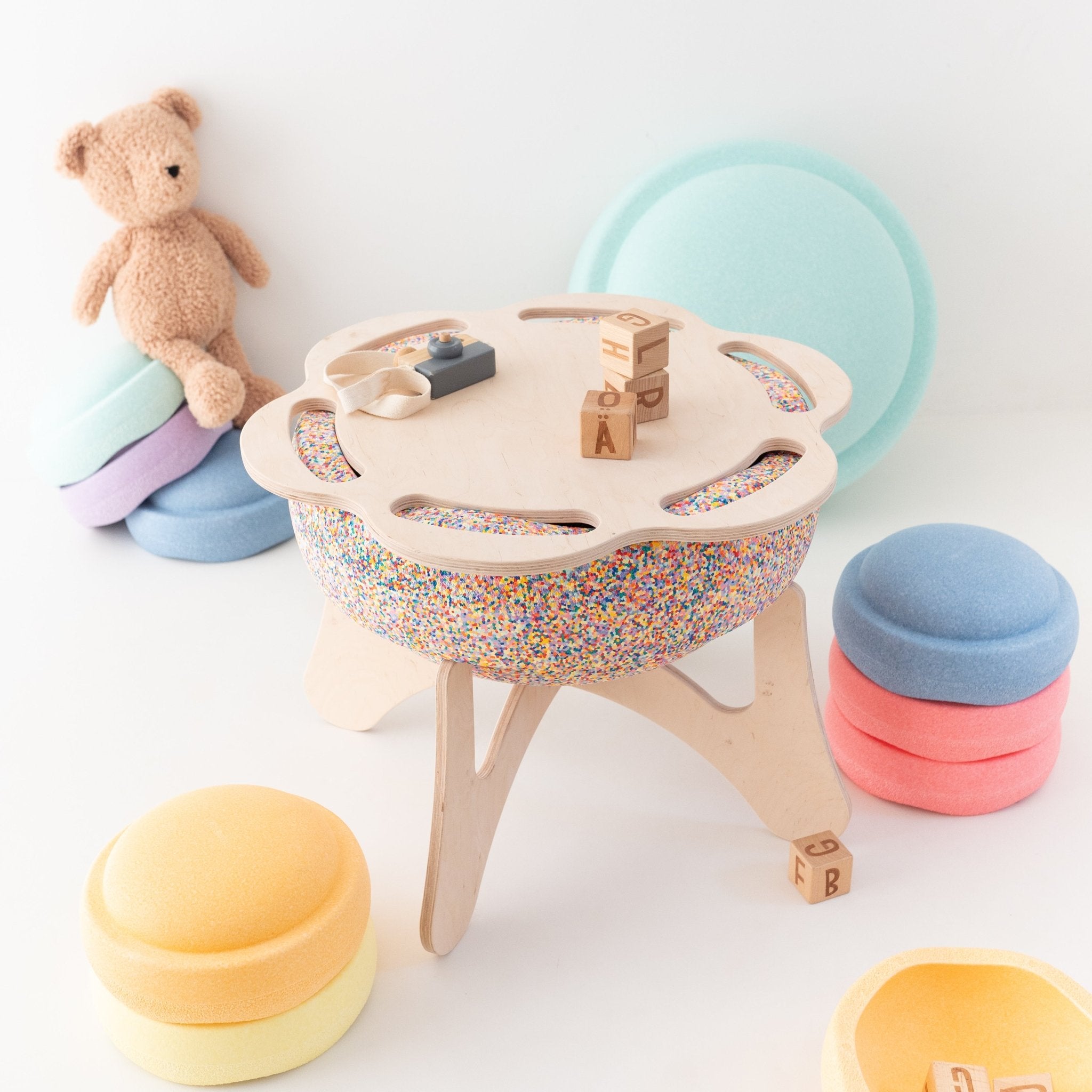 STAPELWELT Blumen - Spieltisch für stapelstein® Grow - wunderwunsch
