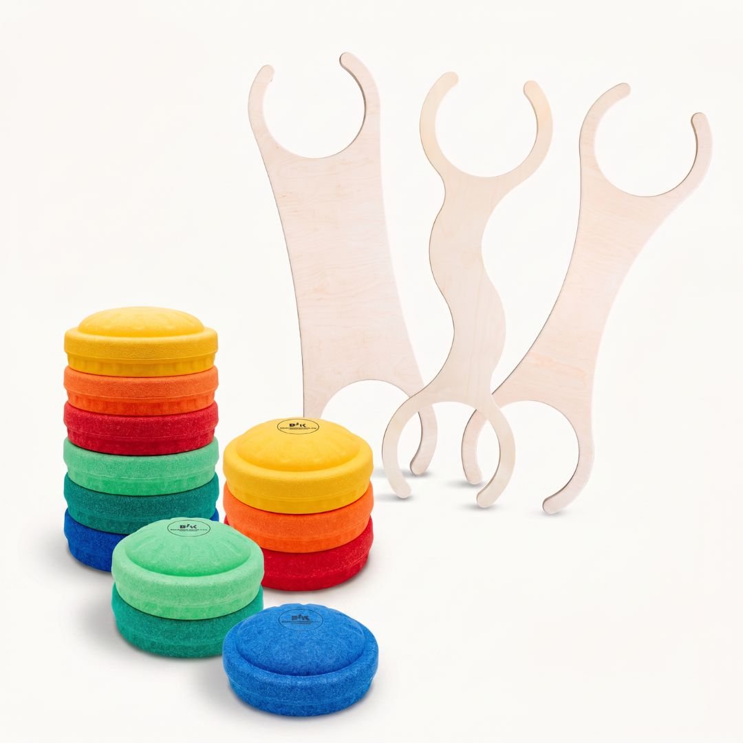 Stapelwelt-Bundle: Abenteuerbrücke + MyFunStone Spielsteine - wunderwunsch