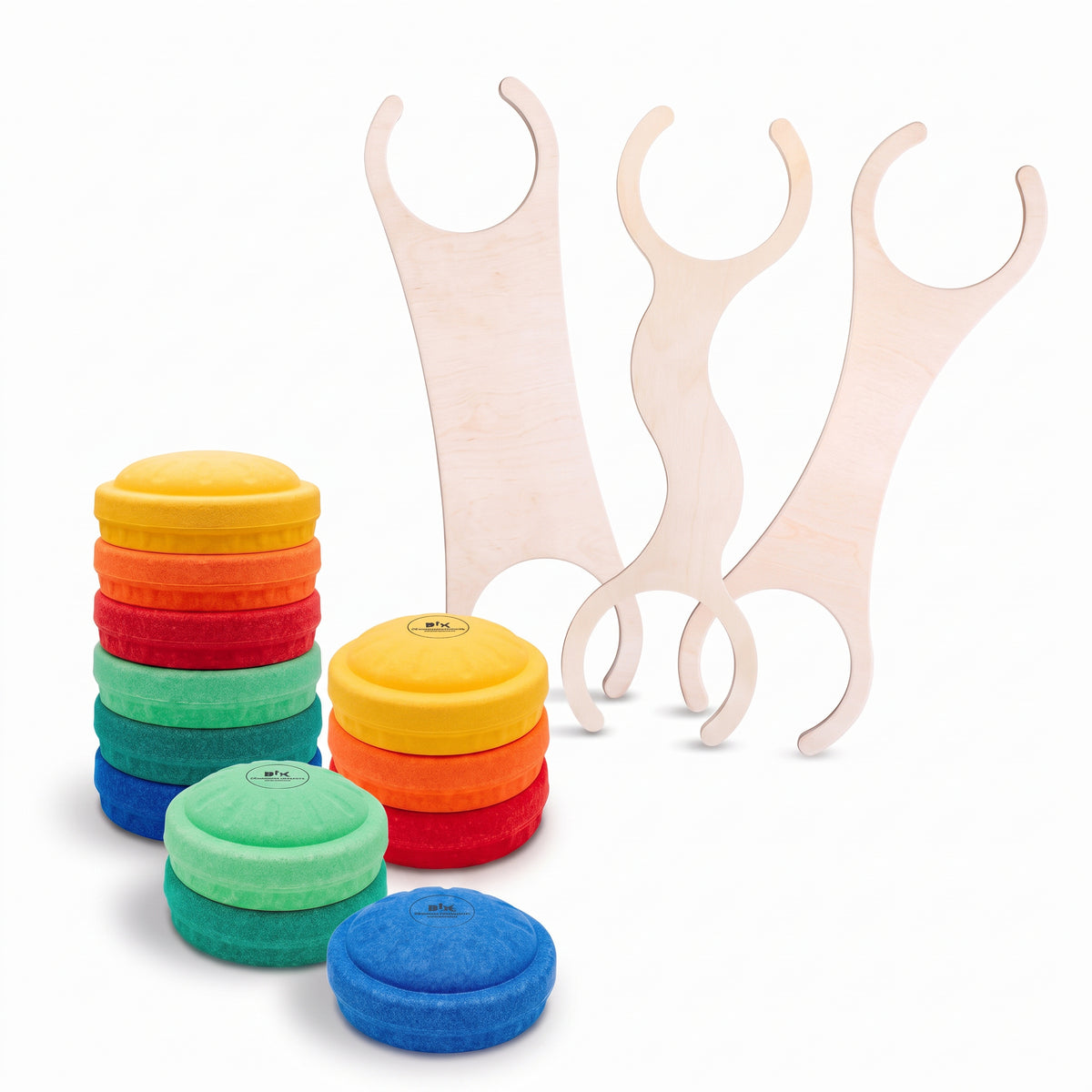 Stapelwelt-Bundle: Abenteuerbrücke + MyFunStone Spielsteine