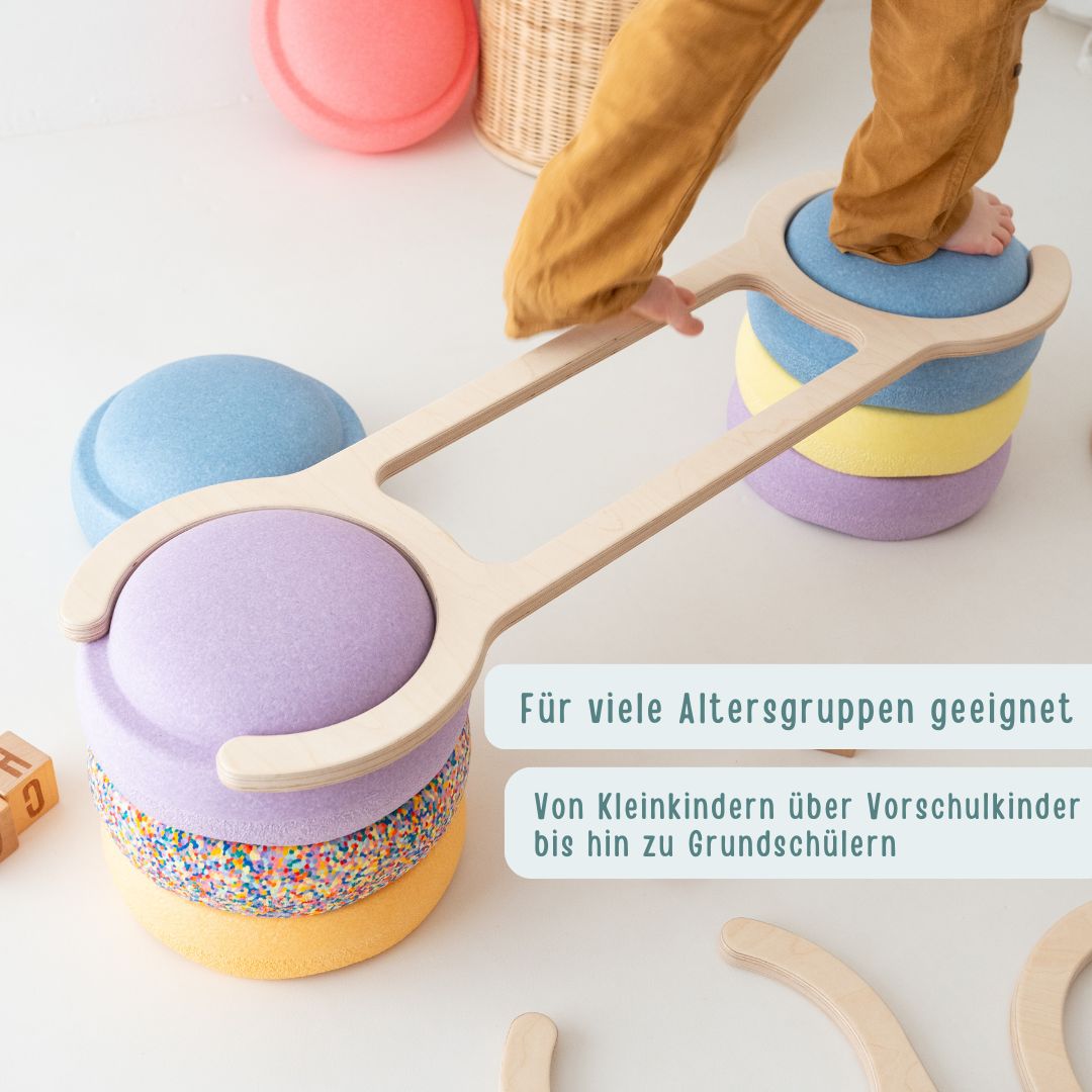 STAPELWELT Koordinations - Abenteuerbrücke für stapelstein® - wunderwunsch