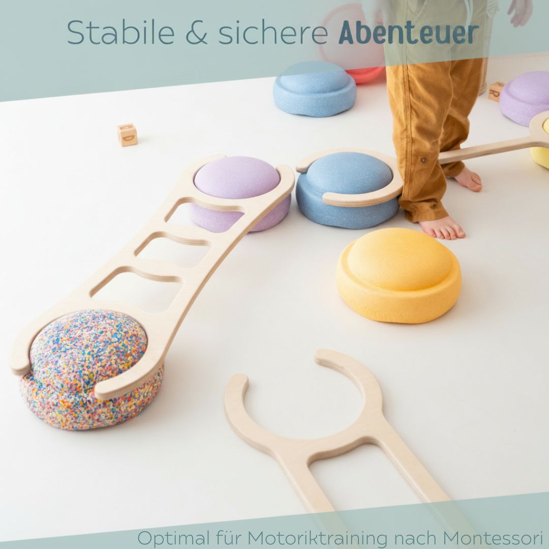 STAPELWELT Koordinations - Abenteuerbrücke für stapelstein® - wunderwunsch