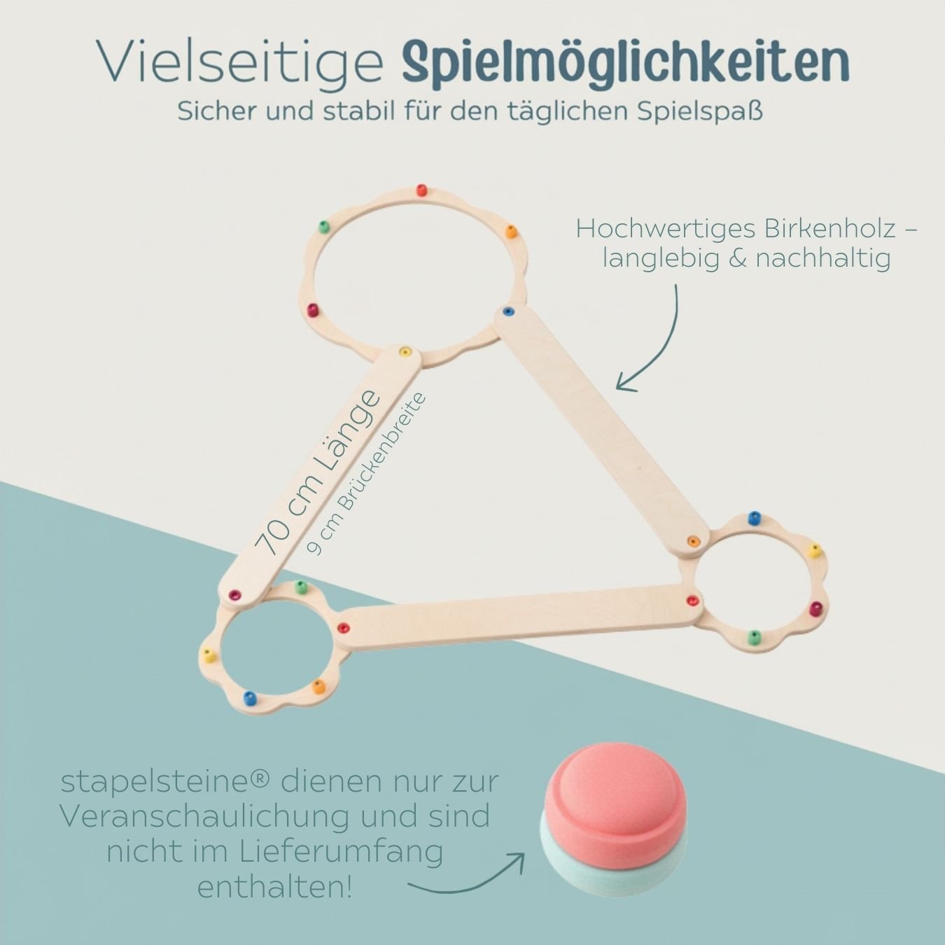 STAPELWELT Modulare Abenteuerbrücken - wunderwunsch