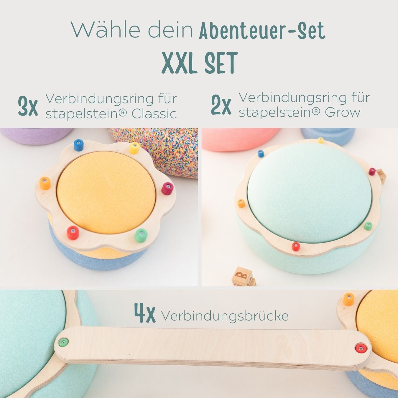 STAPELWELT Modulare Abenteuerbrücken - wunderwunsch