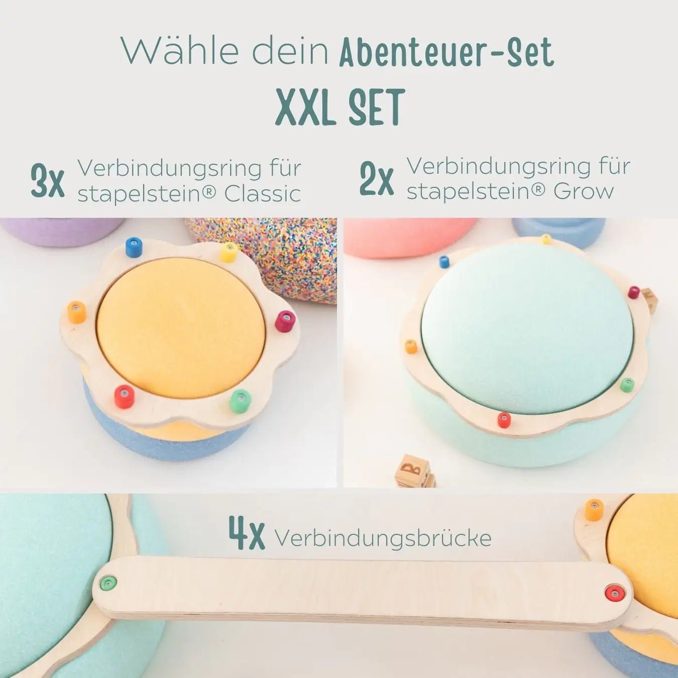 STAPELWELT Modulare Abenteuerbrücken - wunderwunsch