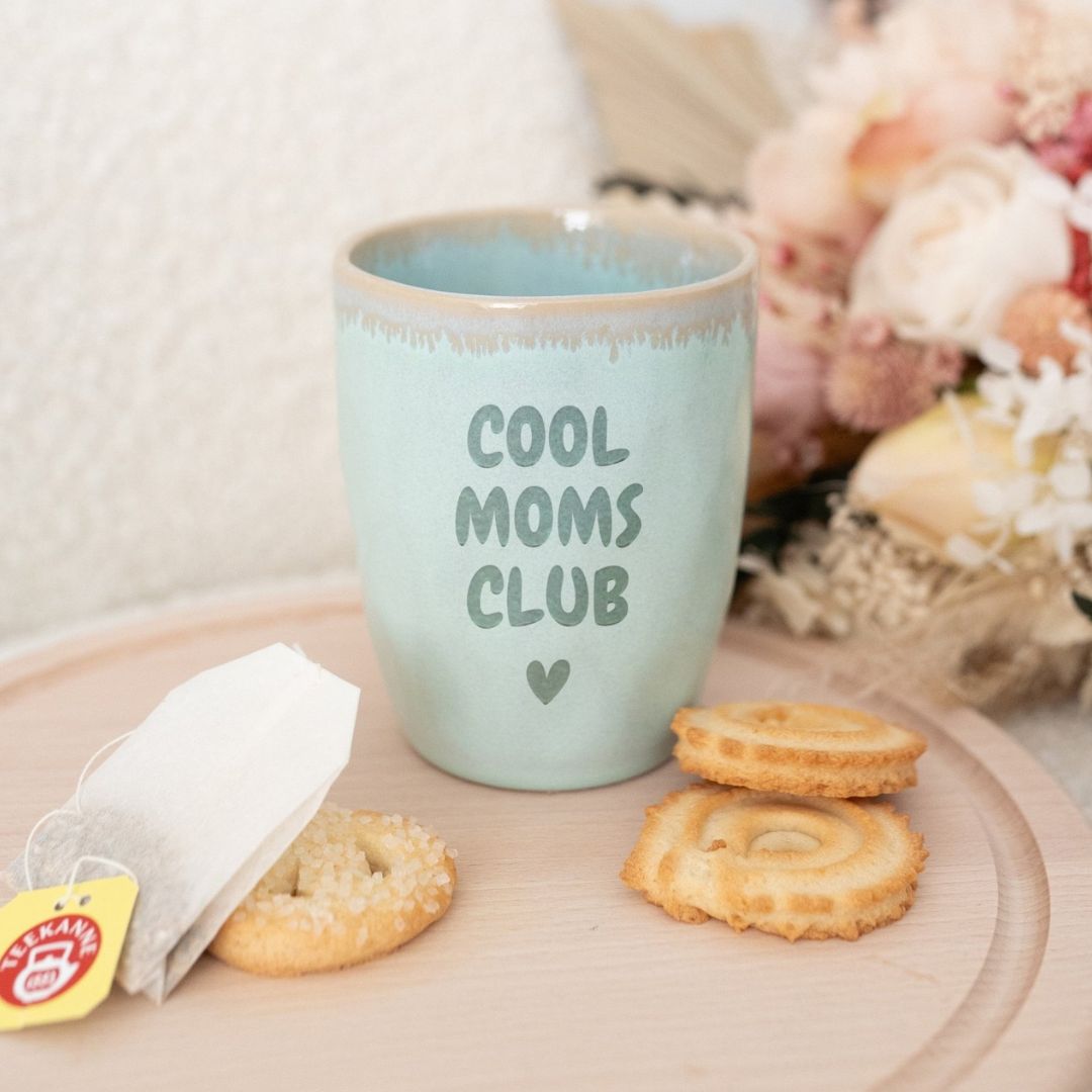 Steingut Becher - Moms Club - wunderwunsch