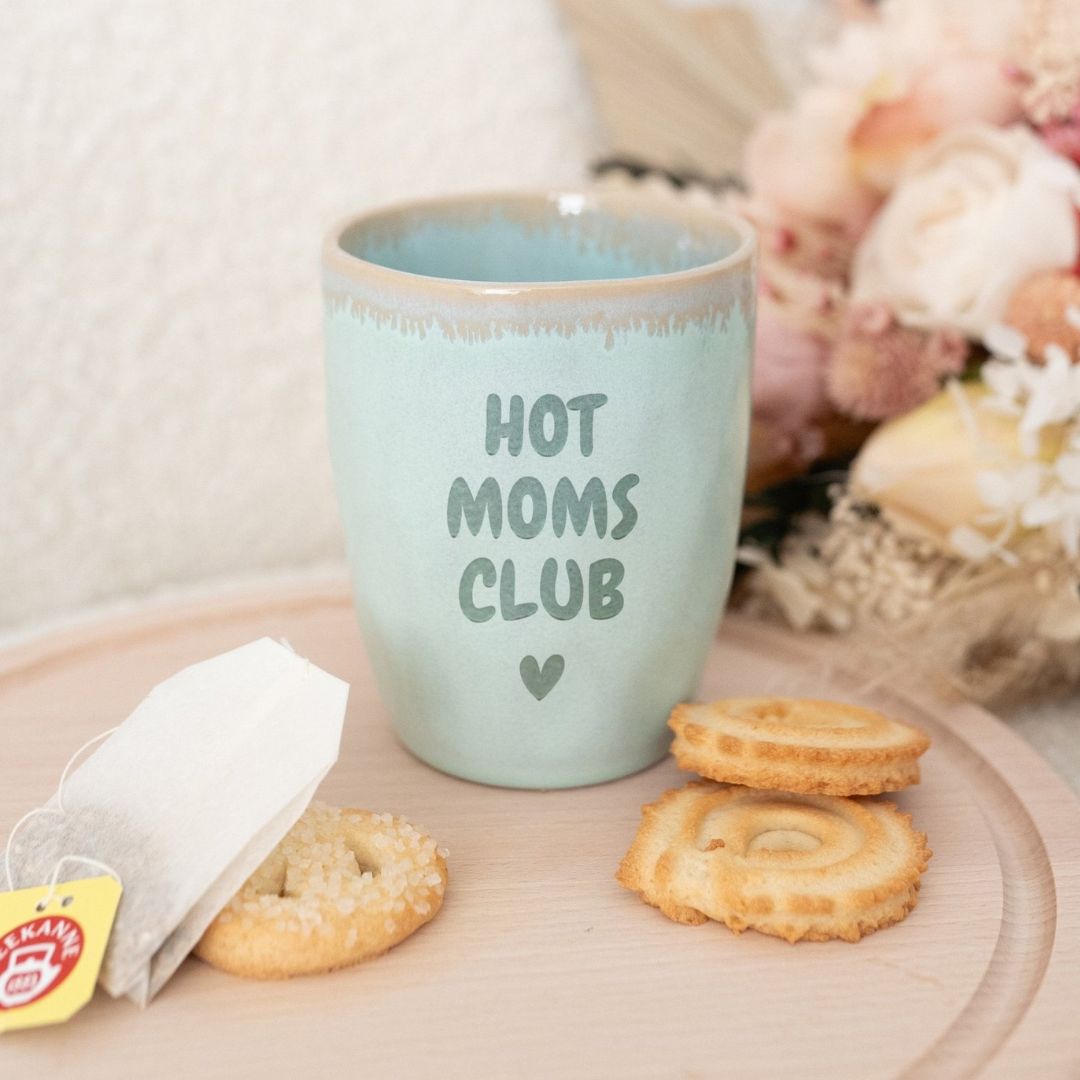 Steingut Becher - Moms Club - wunderwunsch