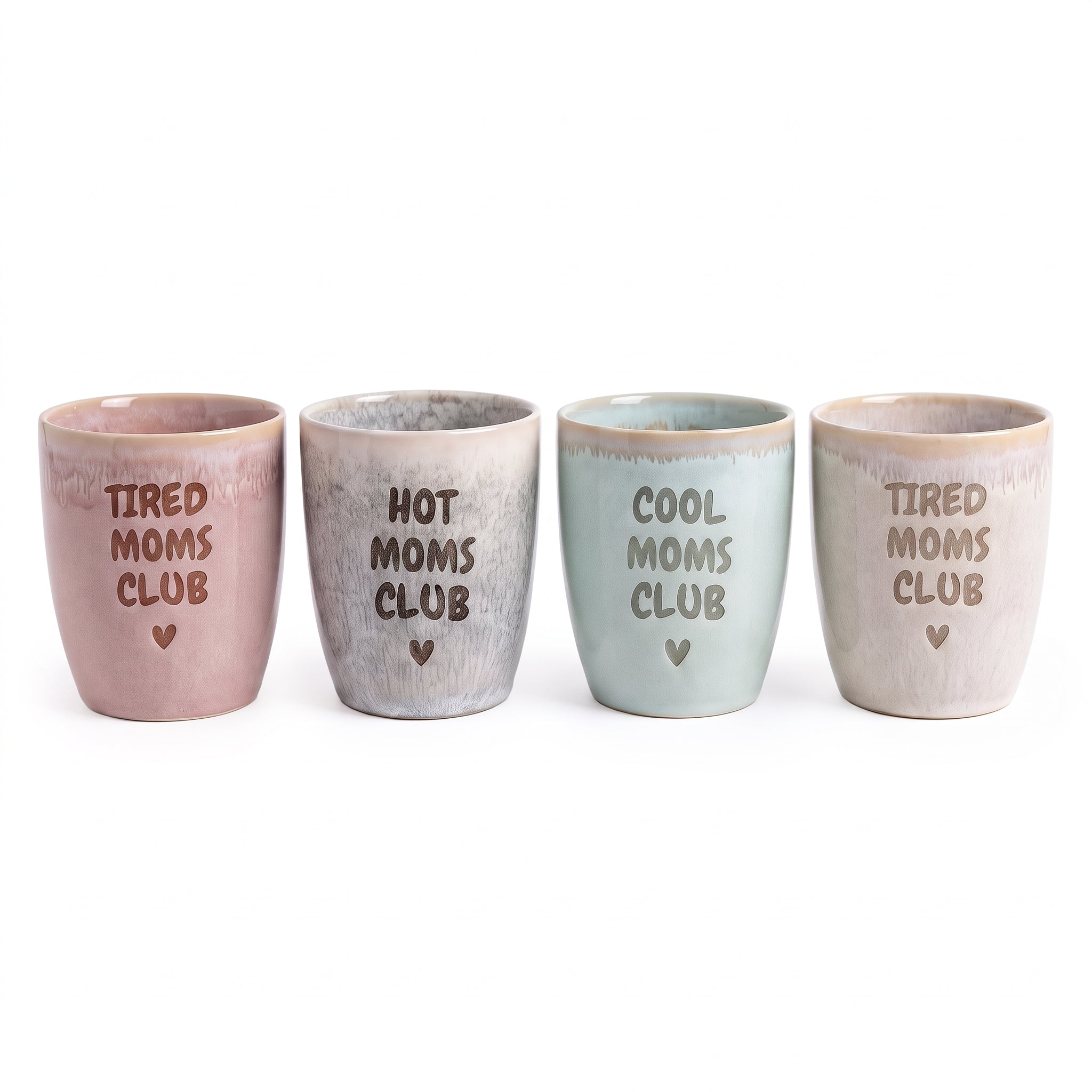 Steingut Becher - Moms Club
