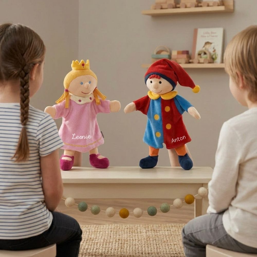 STERNTALER Handpuppe Kasperle & Prinzessin personalisierbar - wunderwunsch