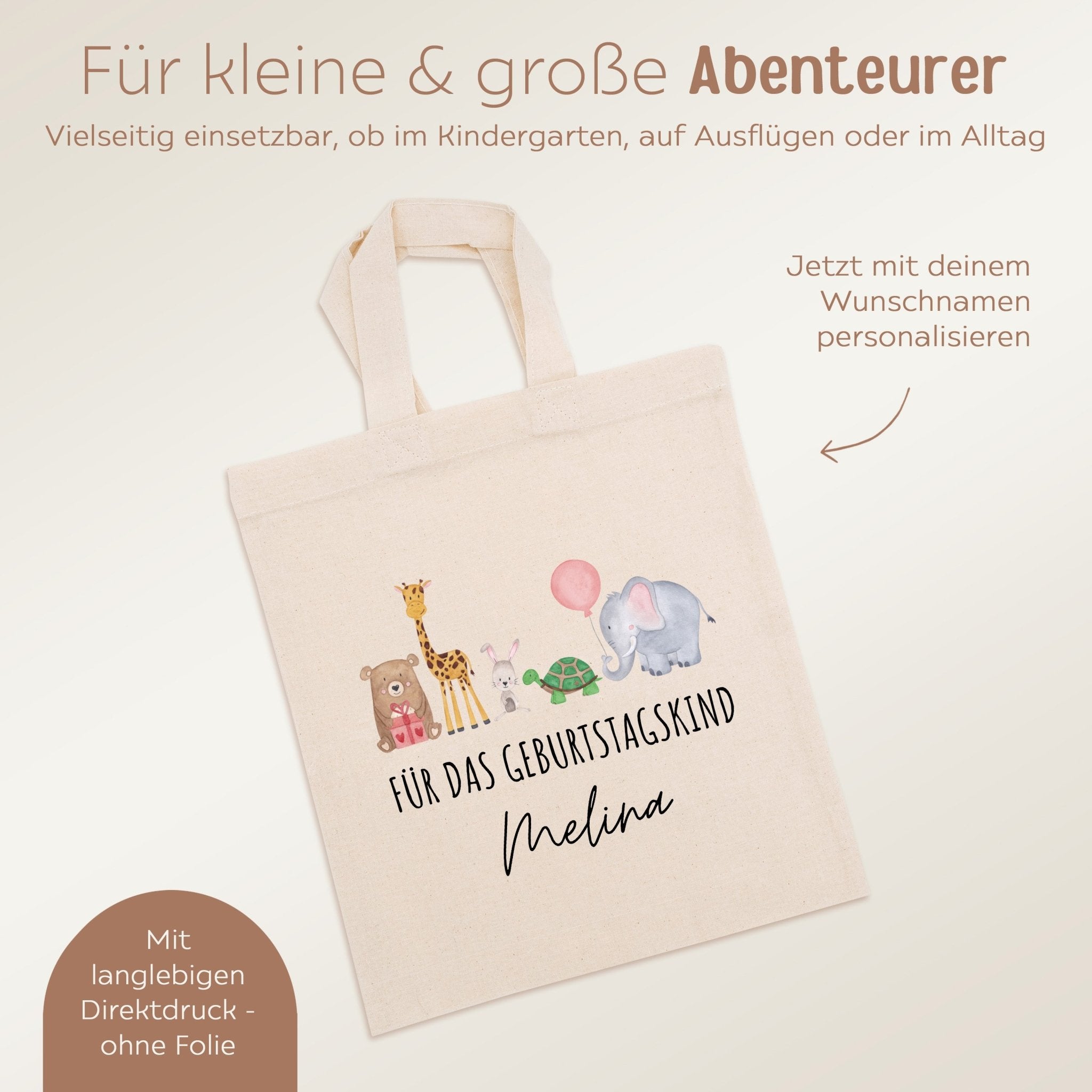 Stoffbeutel "Geburtstagskind" personalisiert - wunderwunsch