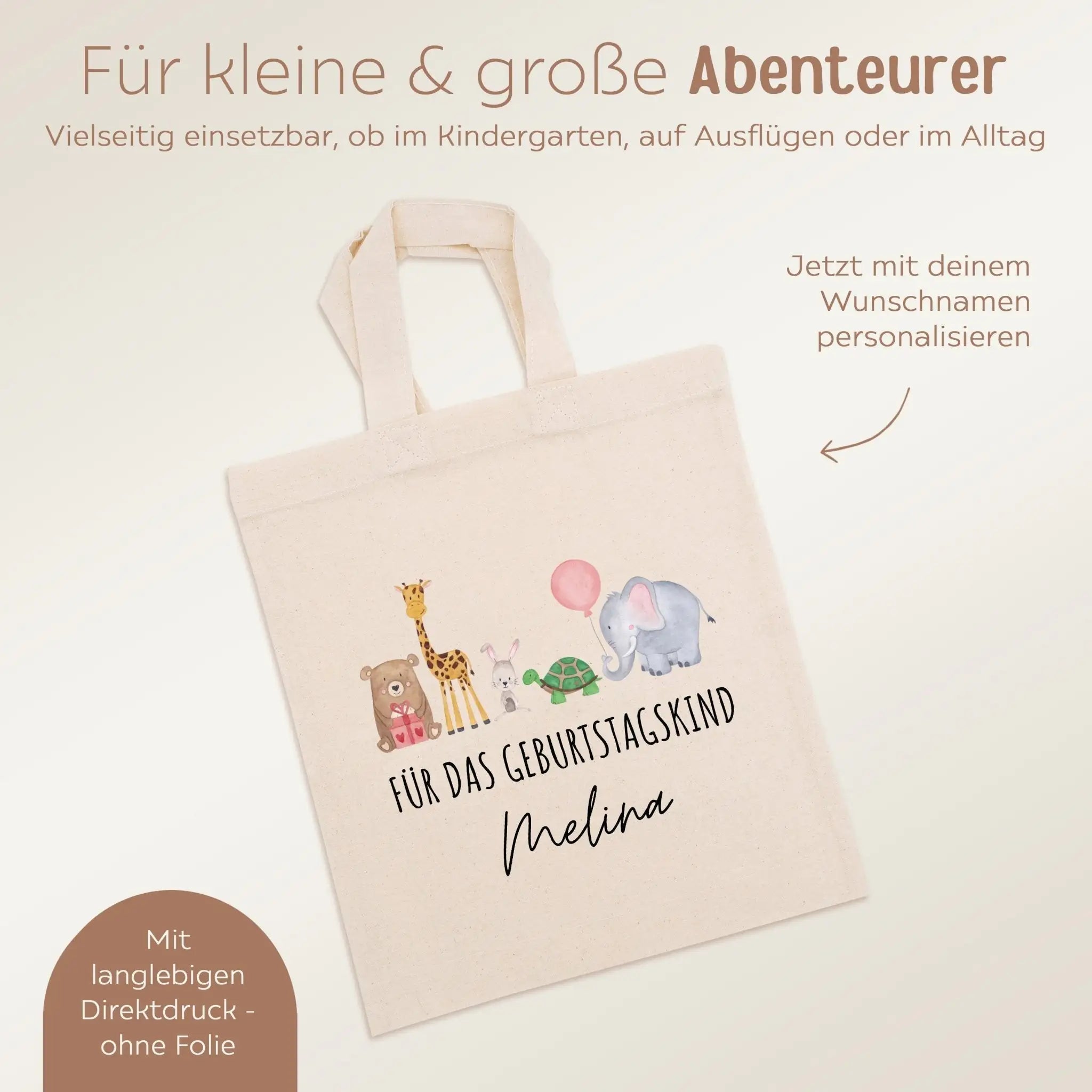 Stoffbeutel "Geburtstagskind" personalisiert - wunderwunsch