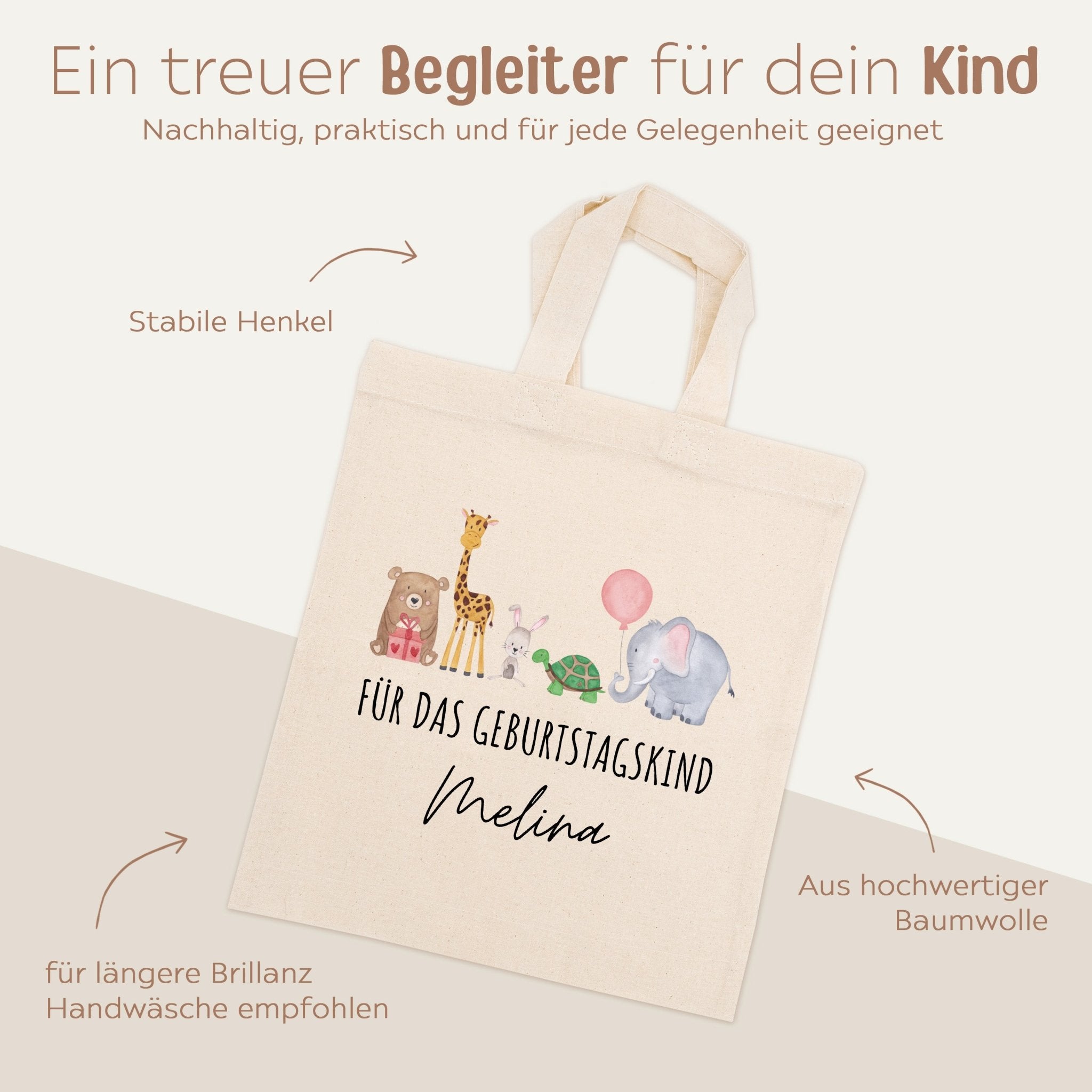 Stoffbeutel "Geburtstagskind" personalisiert - wunderwunsch