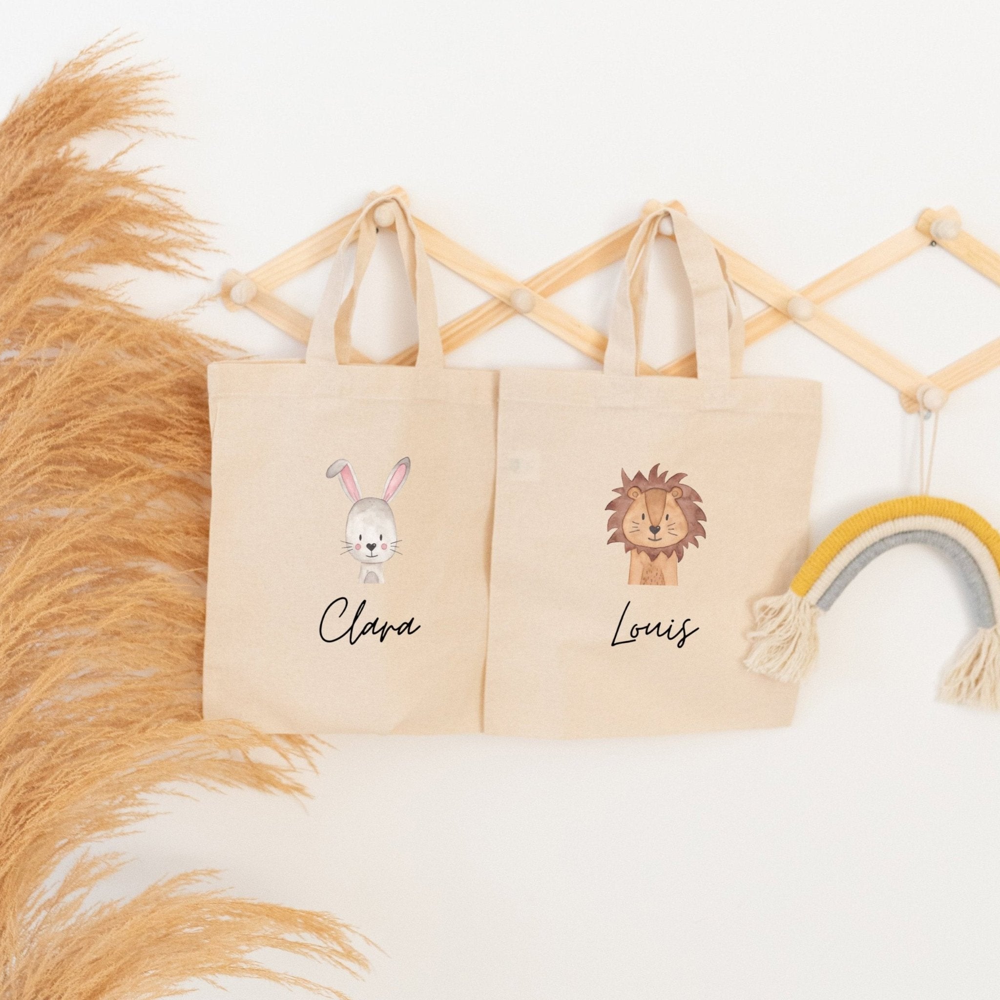 Stoffbeutel "Tier" personalisiert - wunderwunsch