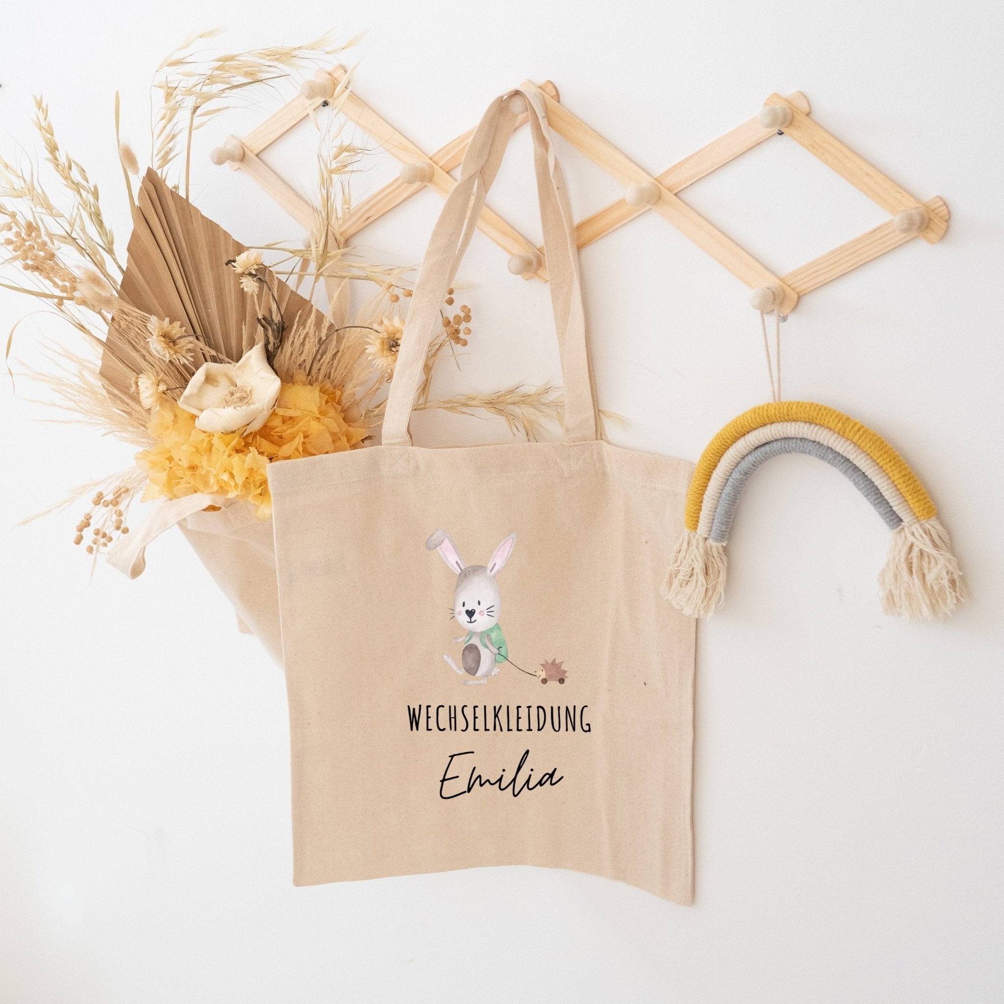 Stoffbeutel "Wechselkleidung" personalisiert - wunderwunsch