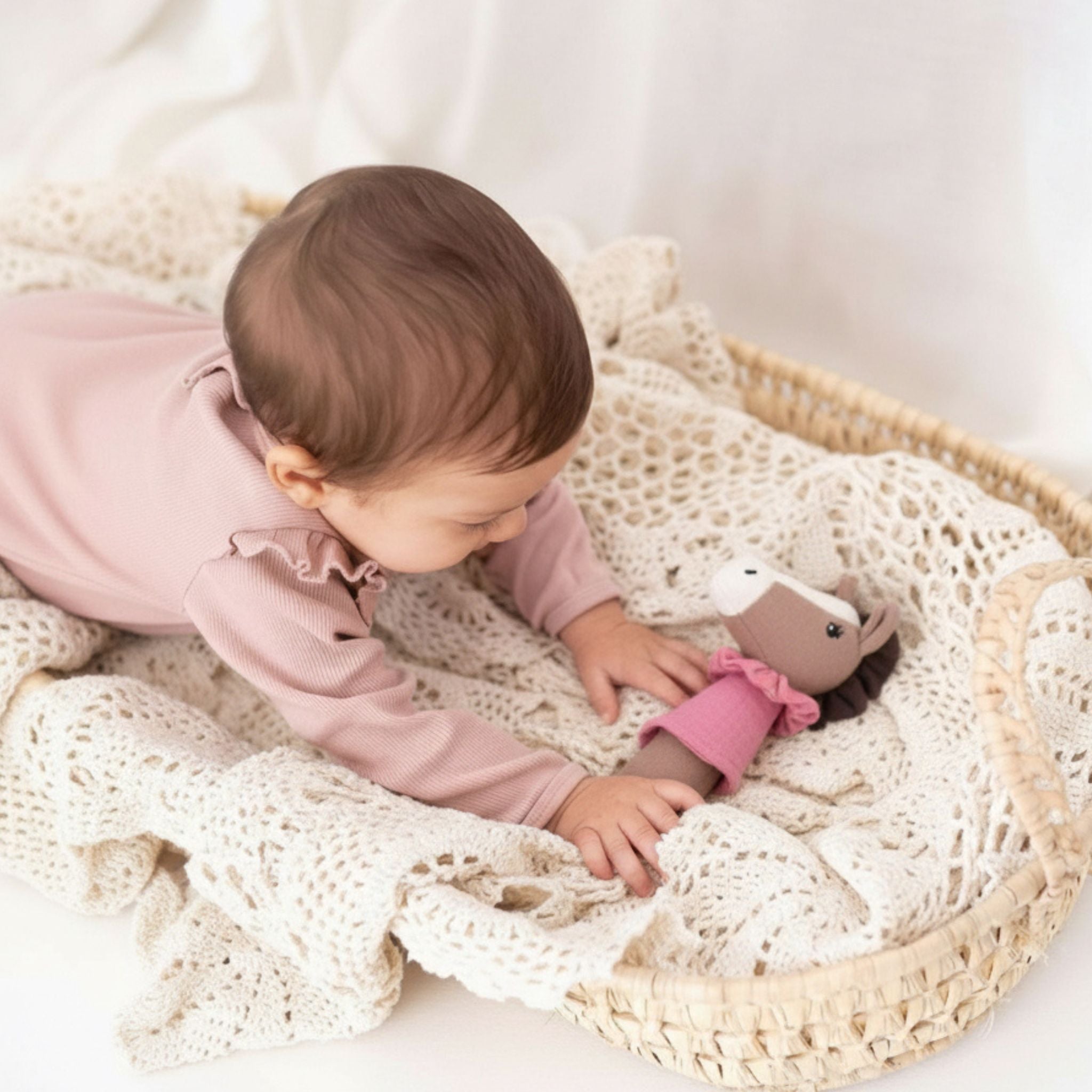 Stoffrassel Pferd personalisierbar - wunderwunsch