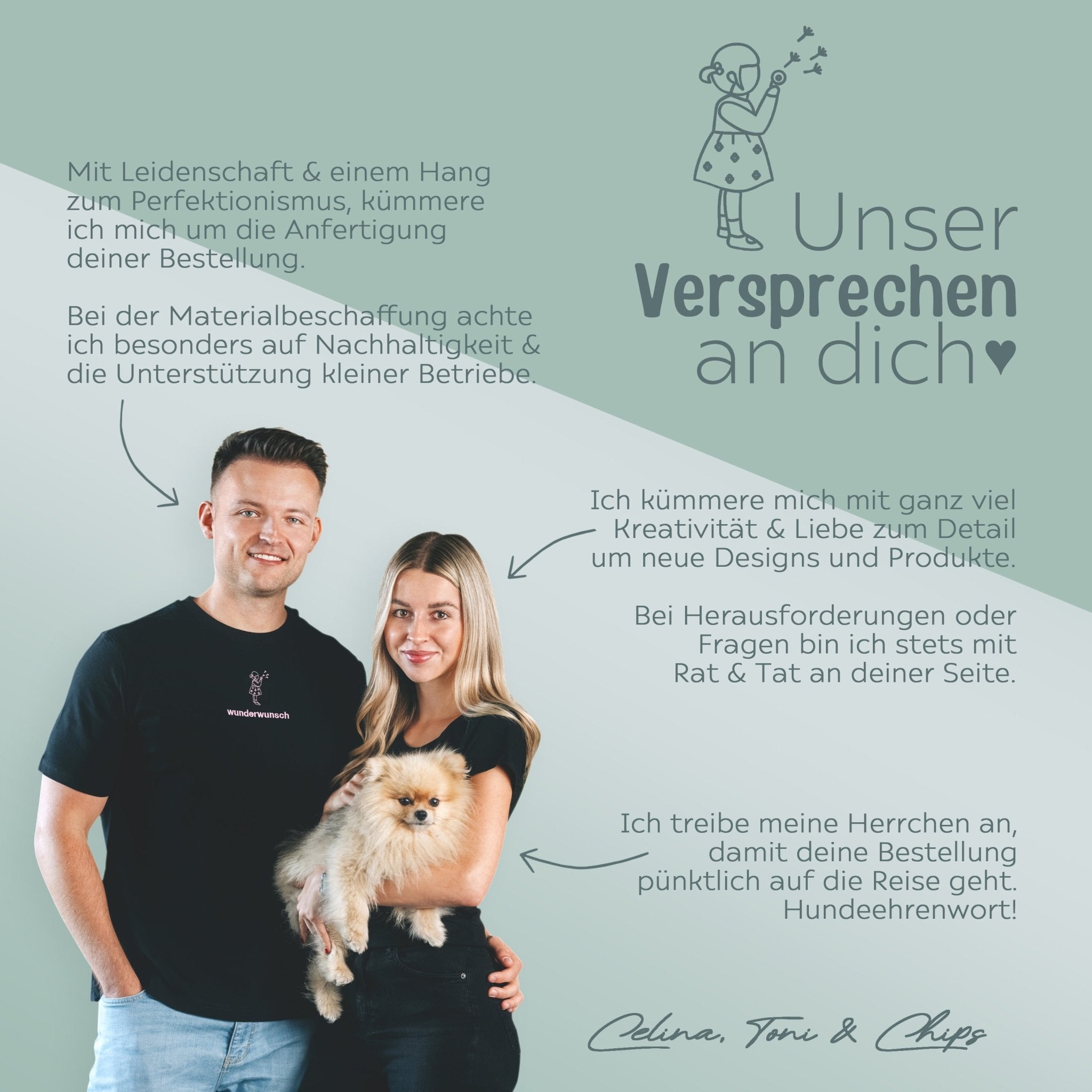 Stundenplan abwischbar personalisiert - Tiere oben Girlande - wunderwunsch