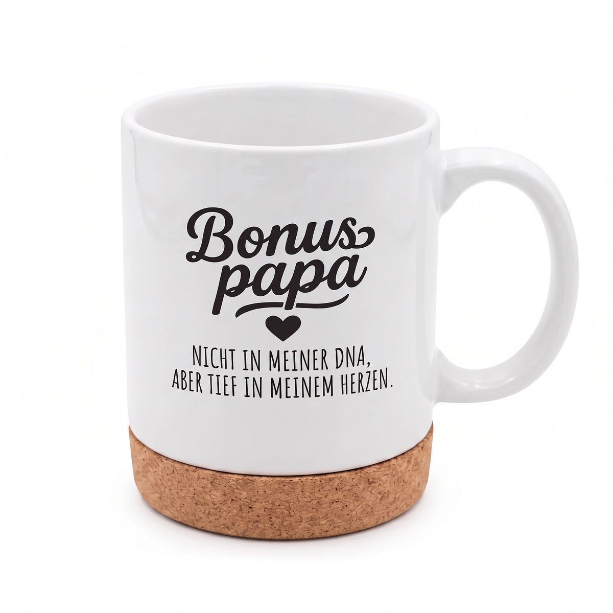 Tasse mit Korkboden - Bonuspapa - wunderwunsch