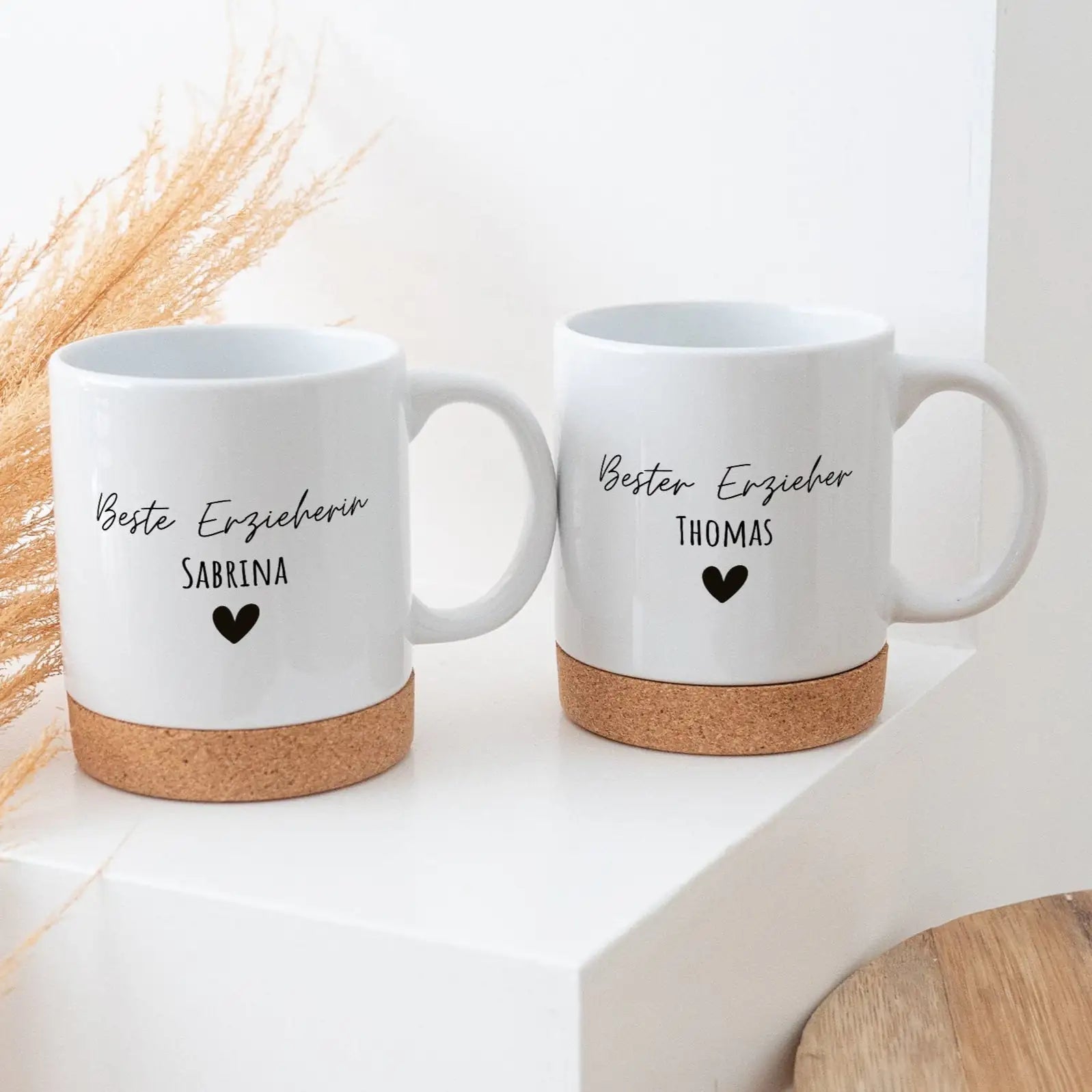 Tasse mit Korkboden - Erzieher/in - wunderwunsch