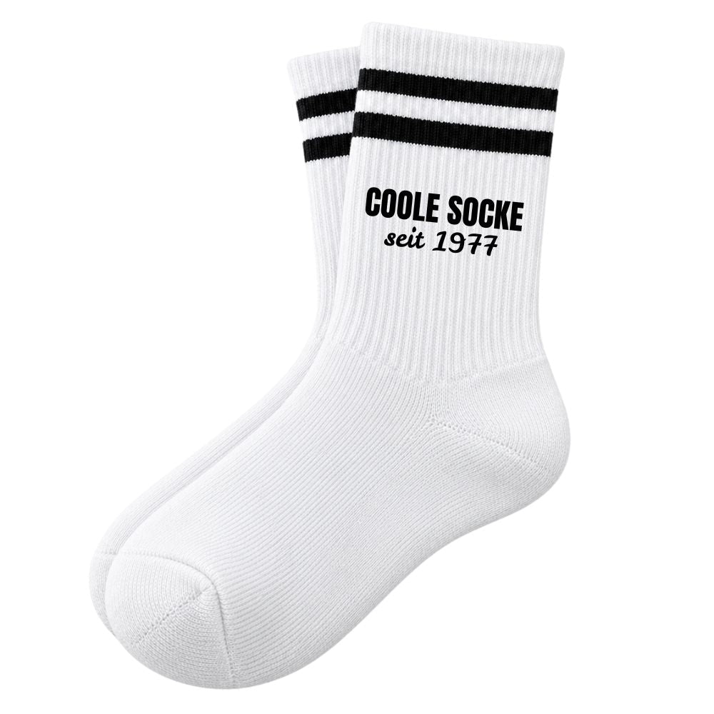 Tennissocken personalisiert - Coole Socke seit - wunderwunsch