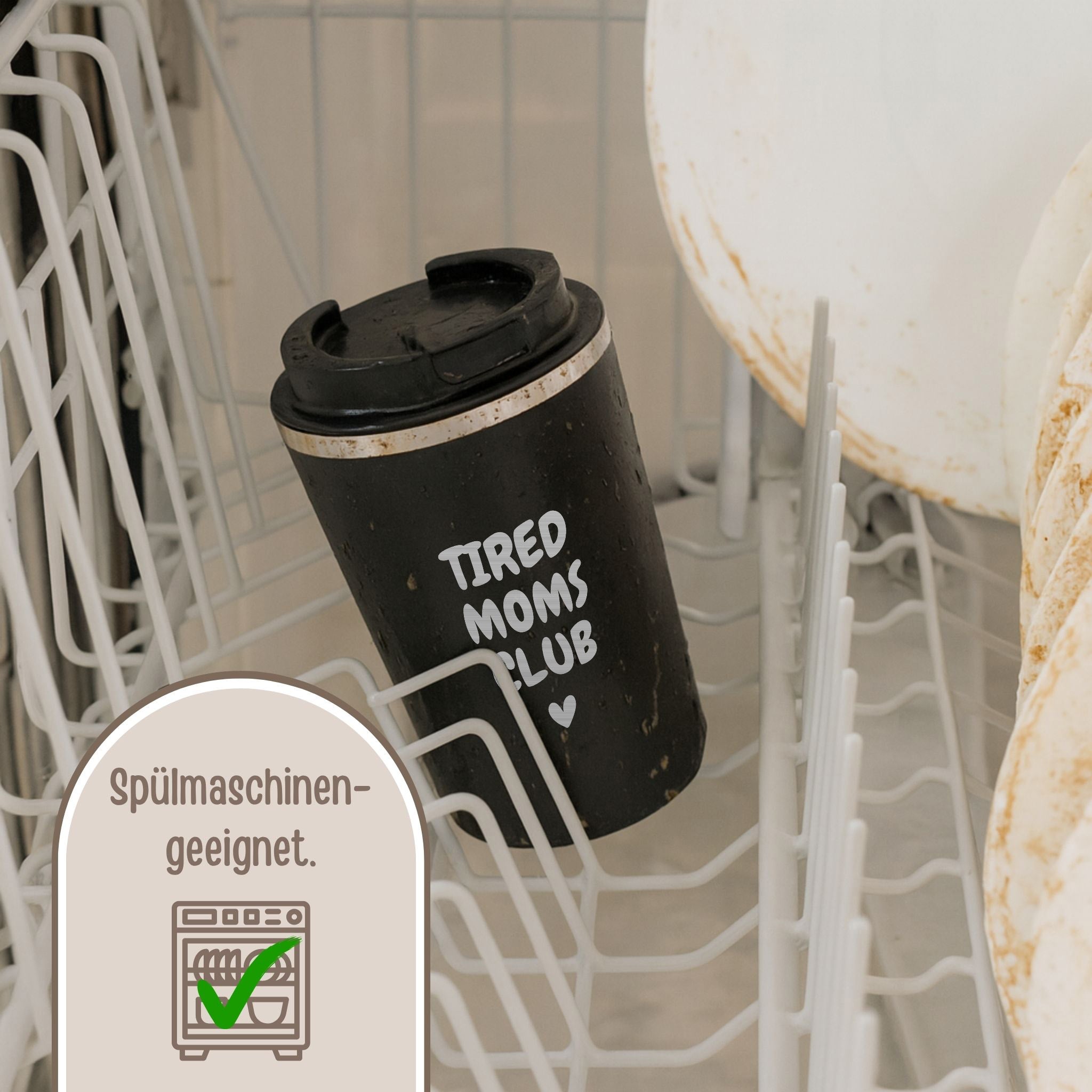Thermobecher To - Go - Moms Club - wunderwunsch