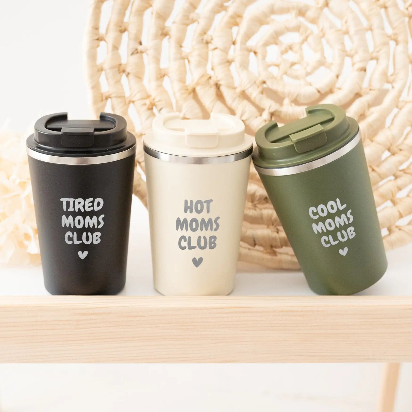 Thermobecher To - Go - Moms Club - wunderwunsch