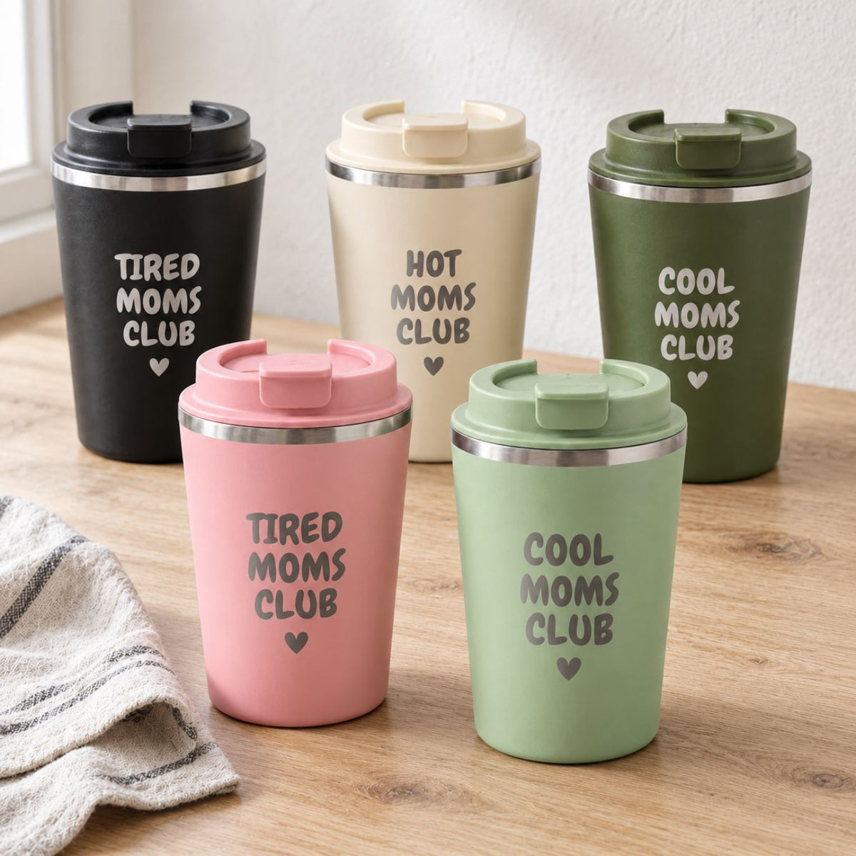Thermobecher To-Go - Moms Club - wunderwunsch