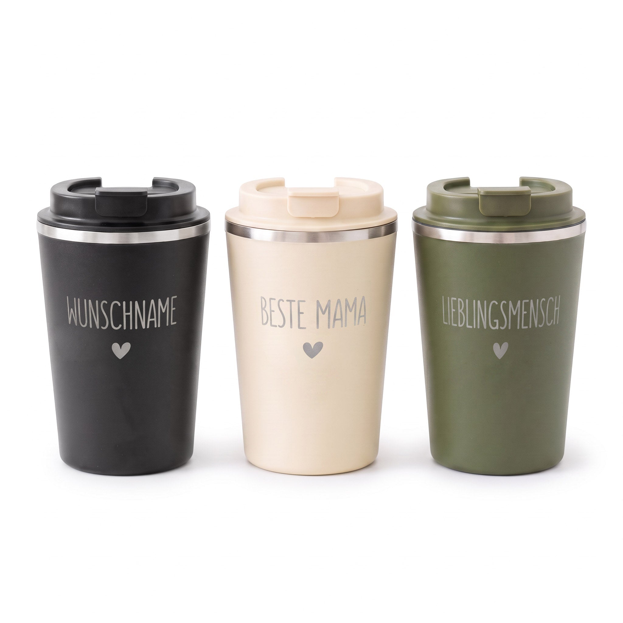Thermobecher To-Go personalisiert - wunderwunsch